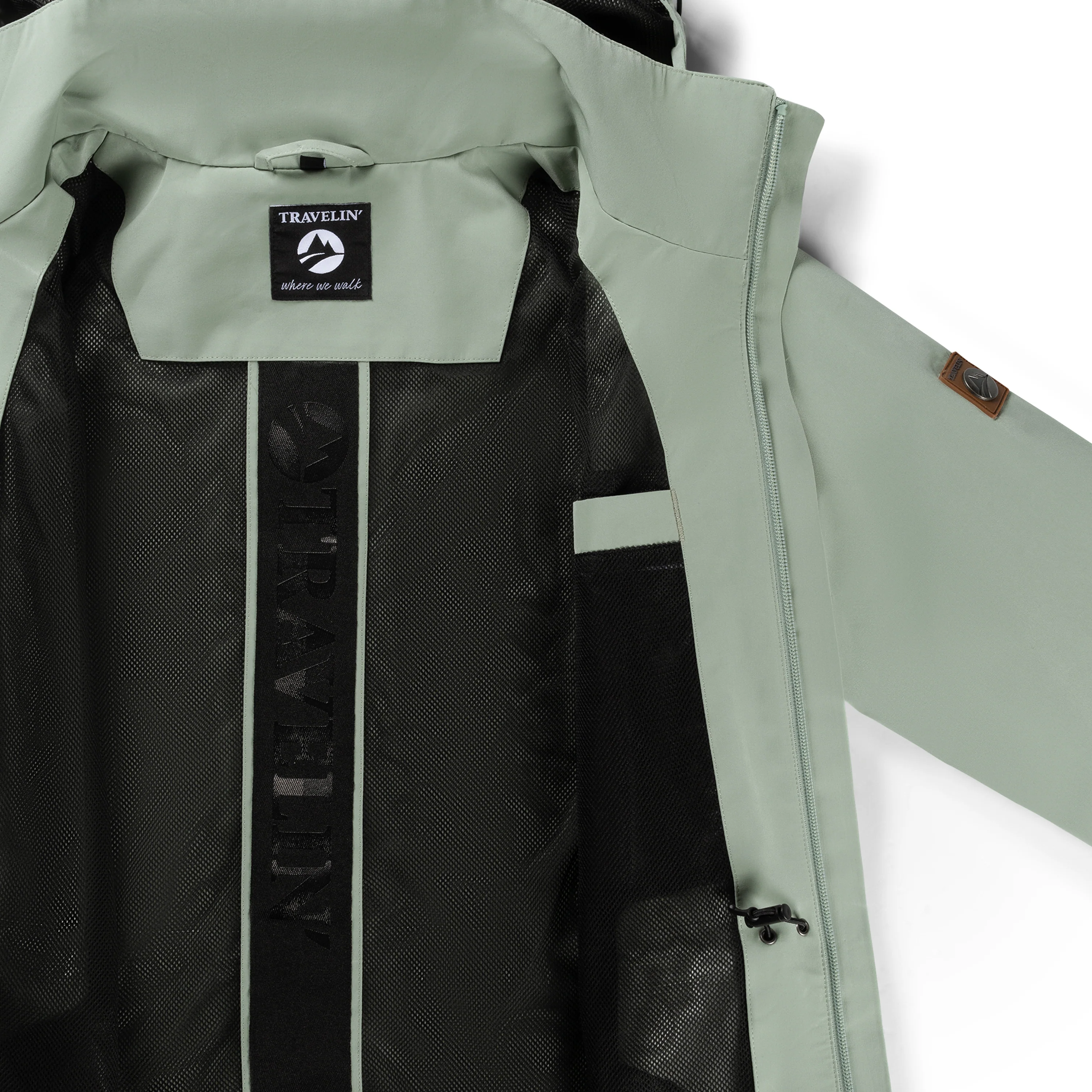 Amalie Women - Hardshell jacket - Waterproof - Green - Image 10