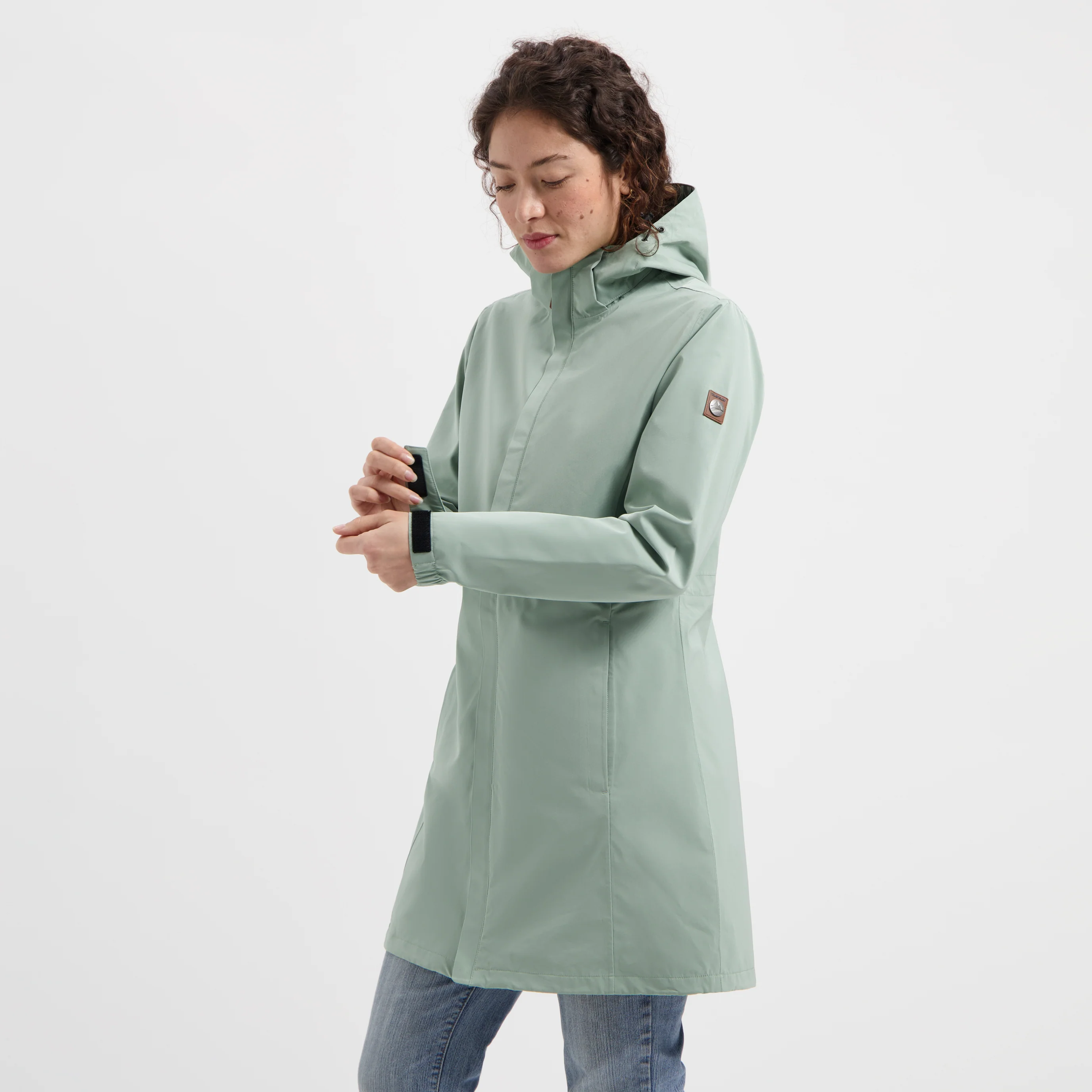 Amalie Women - Hardshell jacket - Waterproof - Green - Image 3