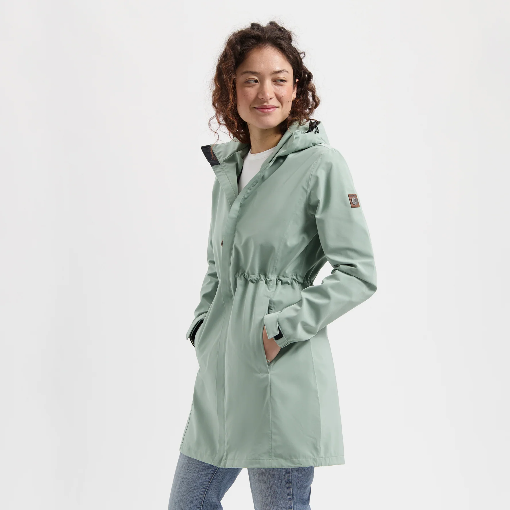 Amalie Women - Hardshell jacket - Waterproof - Green - Image 4