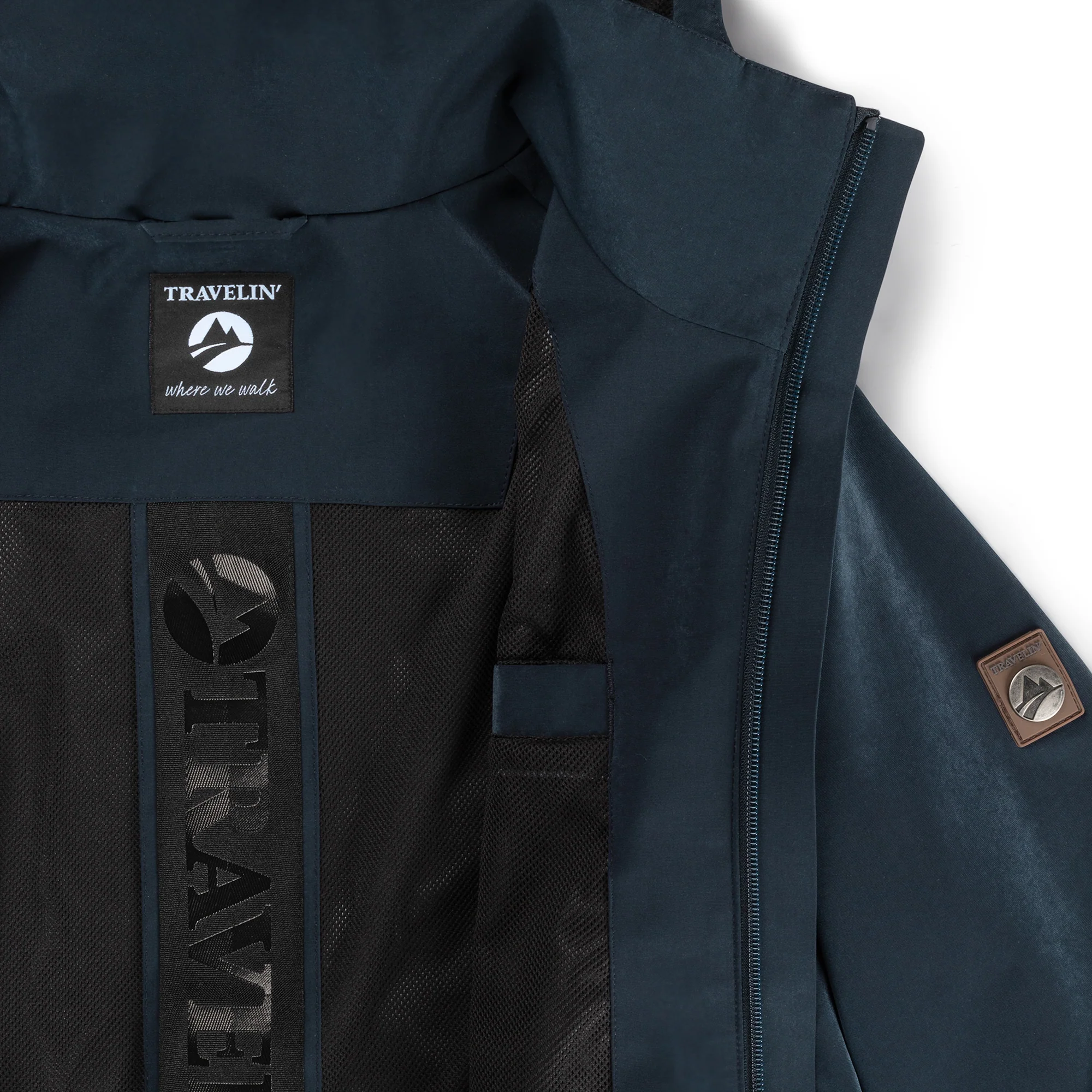 Amalie Women - Hardshell jacket - Waterproof - Navy - Image 9