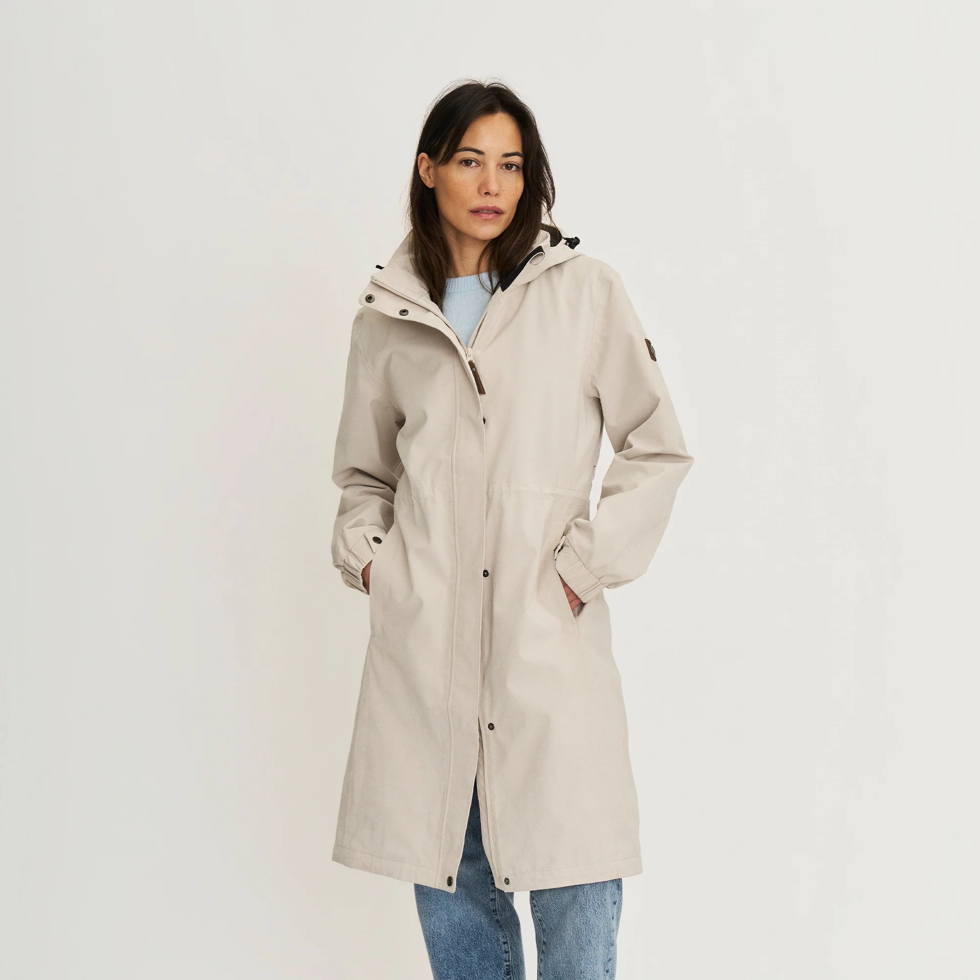 Anne Women - Hardshell jacket - Waterproof - Sand - Image 2