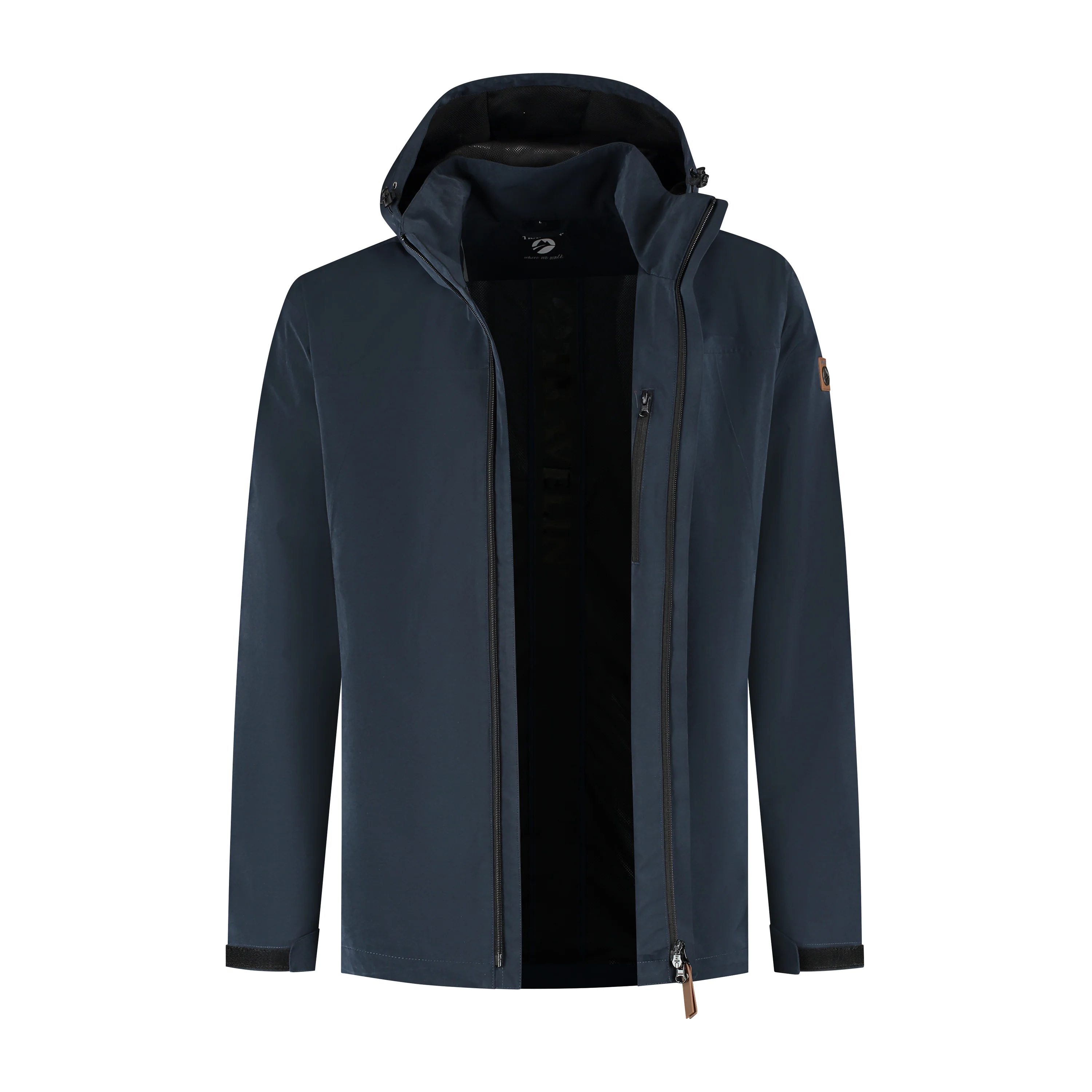 Aron Men - Hardshell jacket - Waterproof - Navy - Image 6