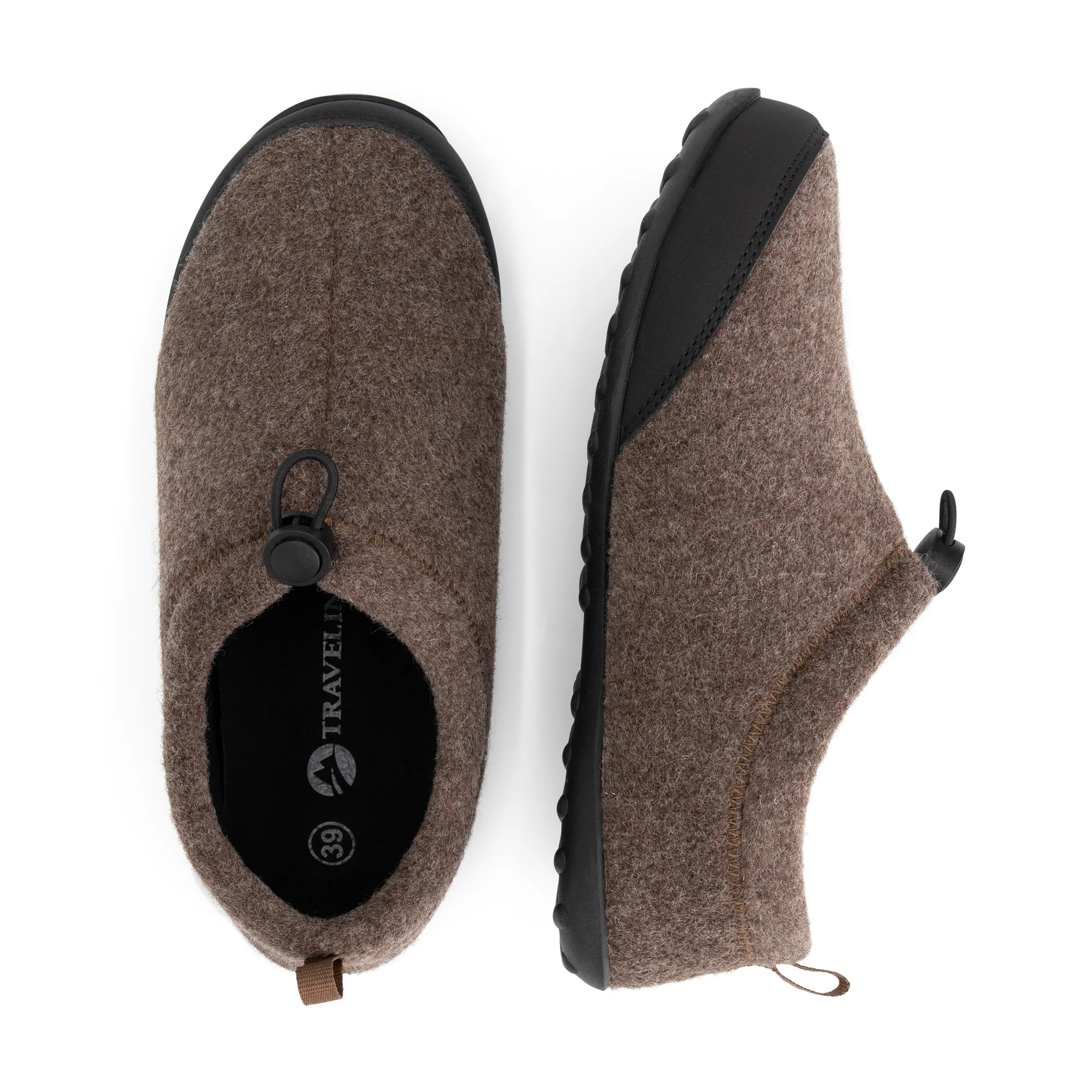 Back2Home Women - House slippers - Wool - Brown - Image 4