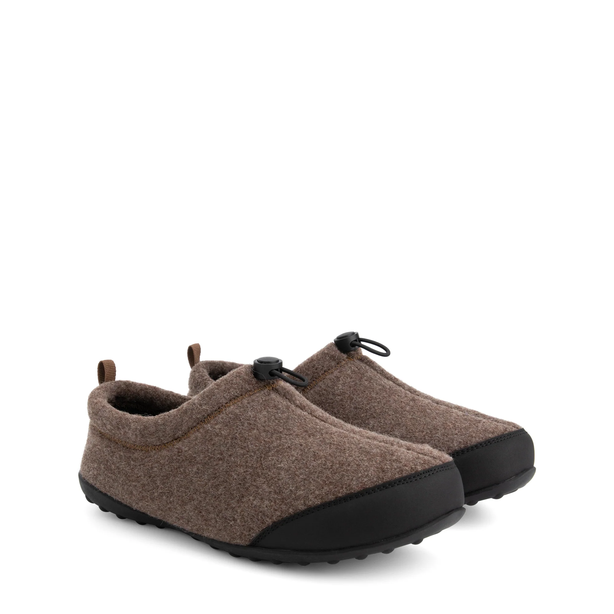 Back2Home Men - House slippers - Wool - Brown