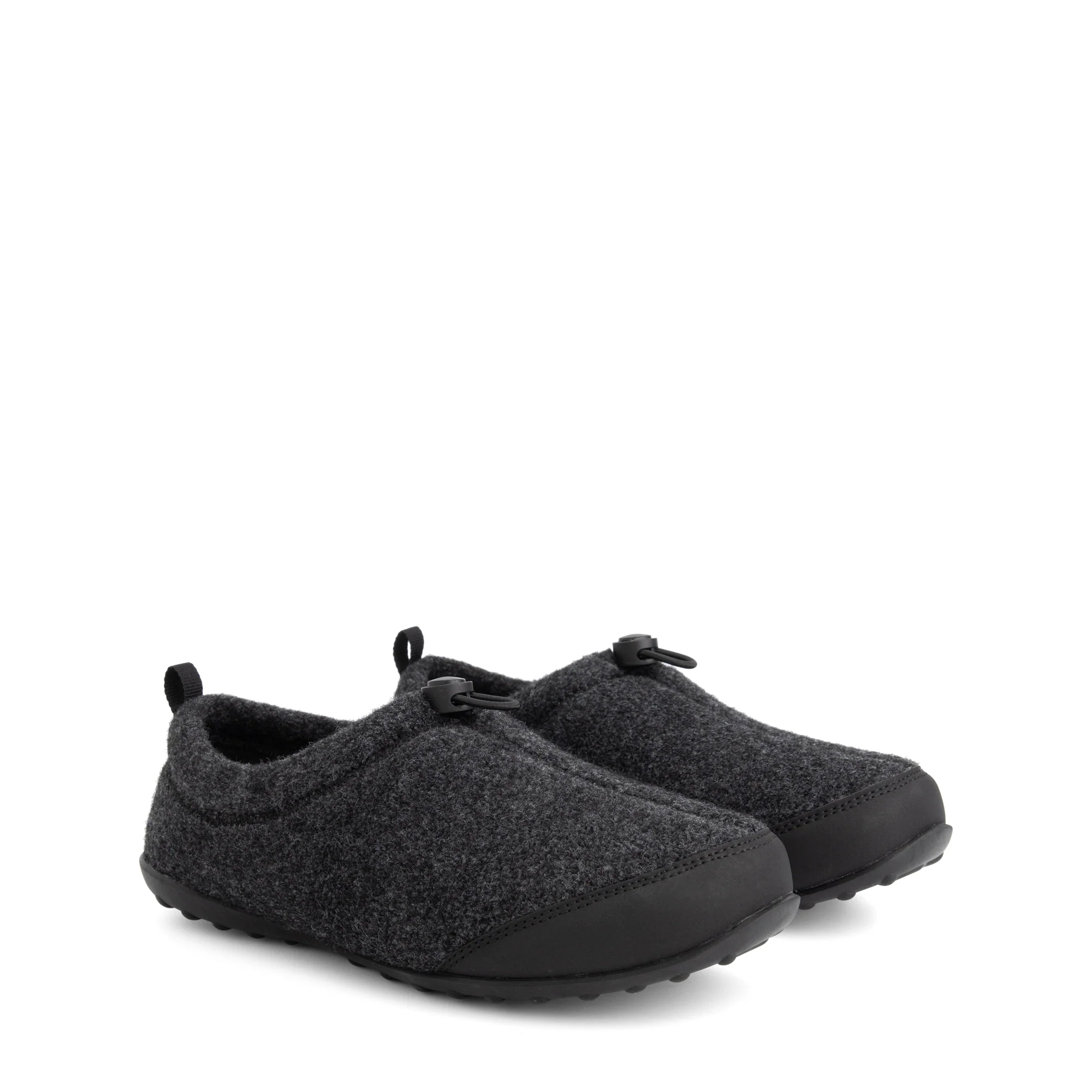 Back2Home Women - House slippers - Wool - Dark grey