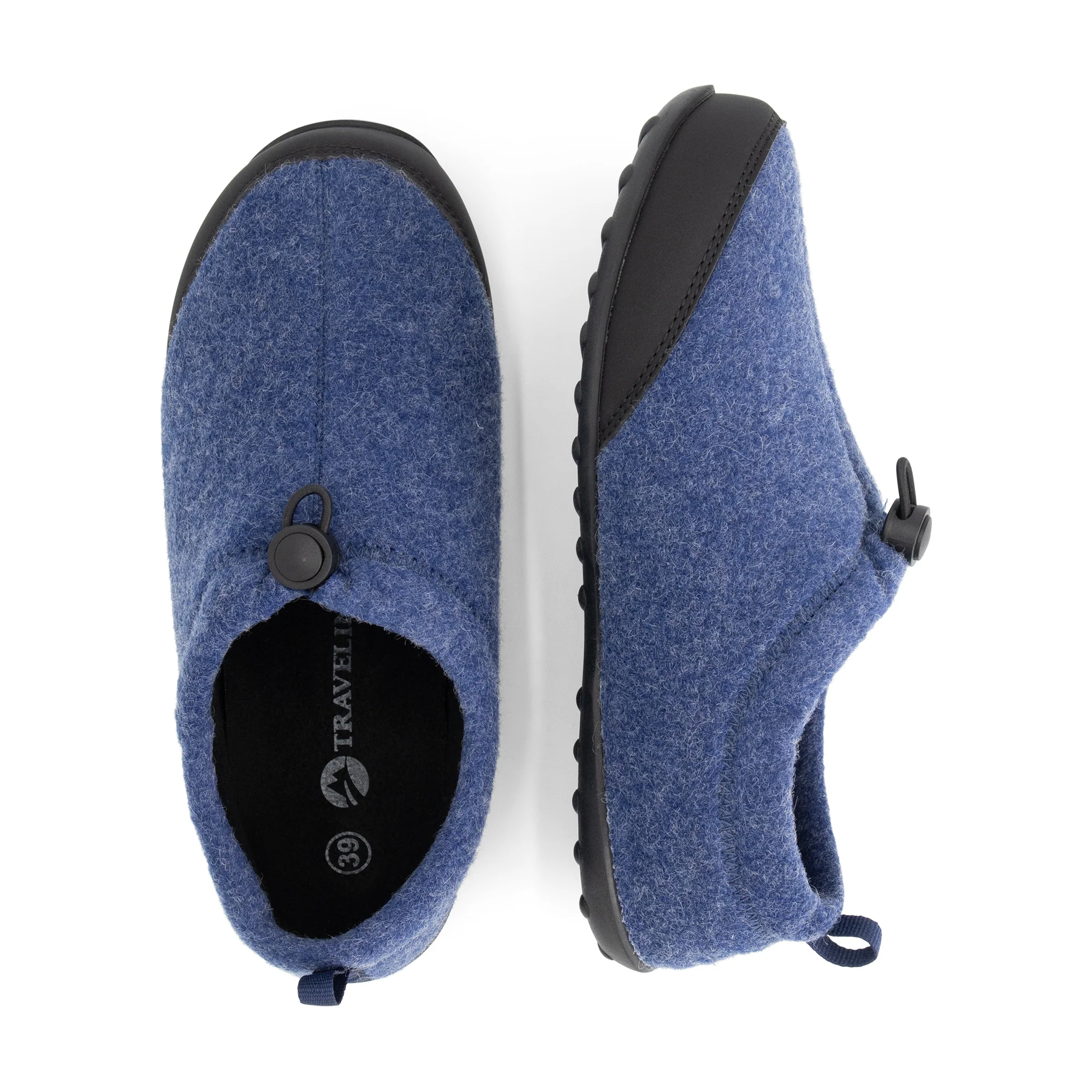 Back2Home Women - House slippers - Wool - Navy - Image 4