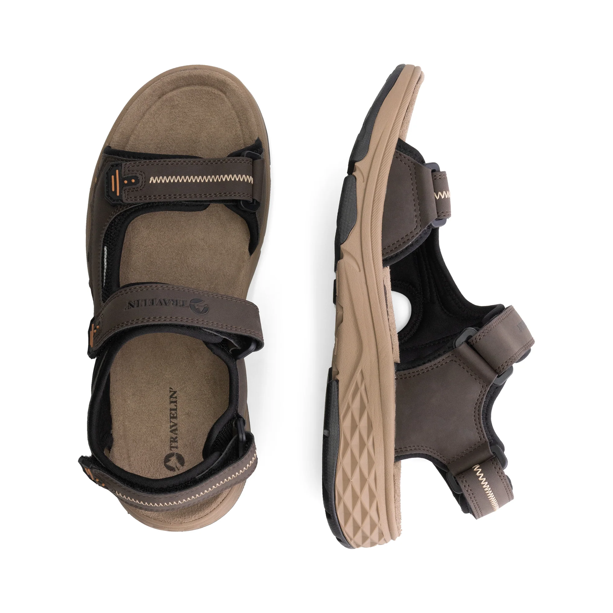 Bergnas Men - Hiking sandals - Dark brown - Image 4