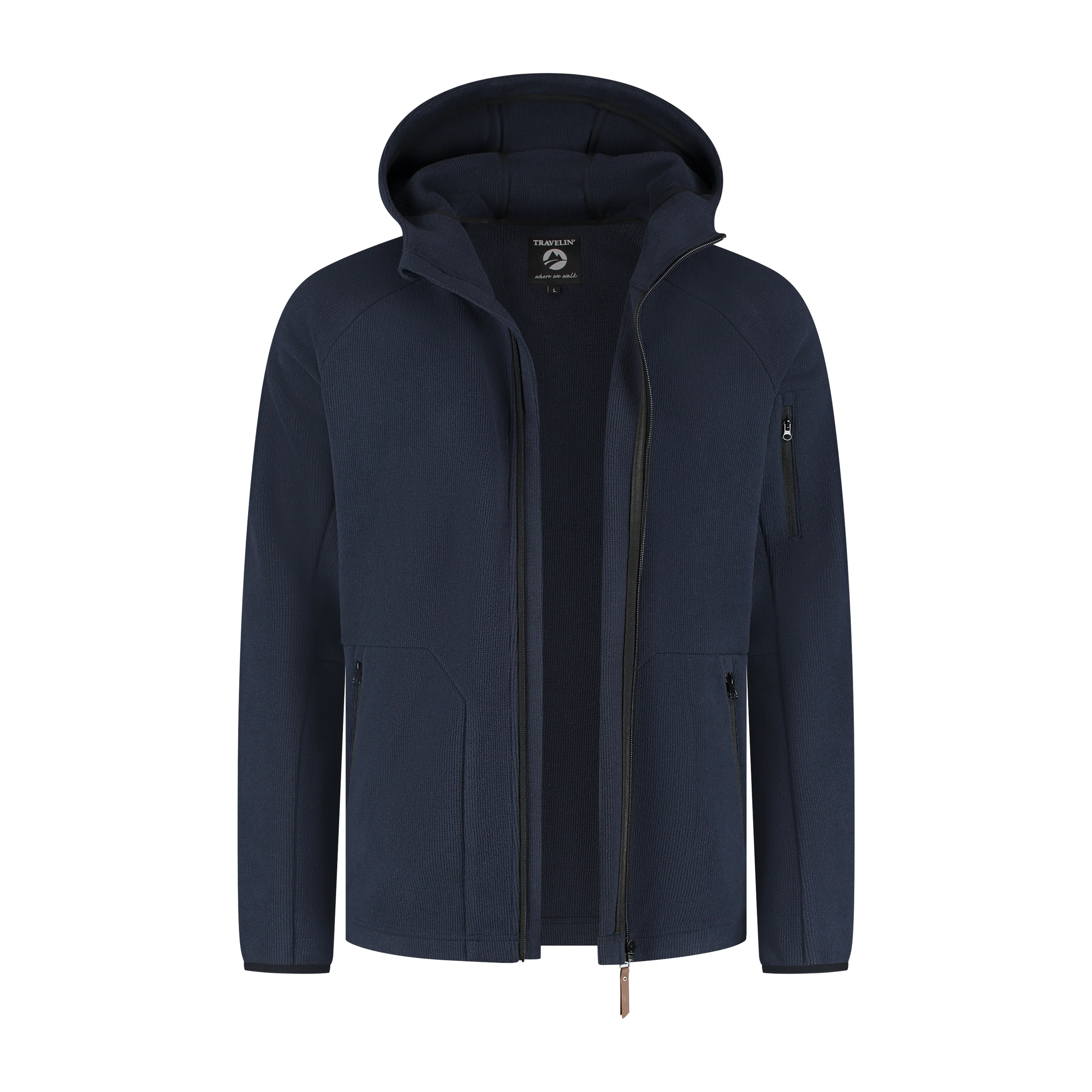 Bjorn Men - Outdoor cardigan - Navy - Image 4