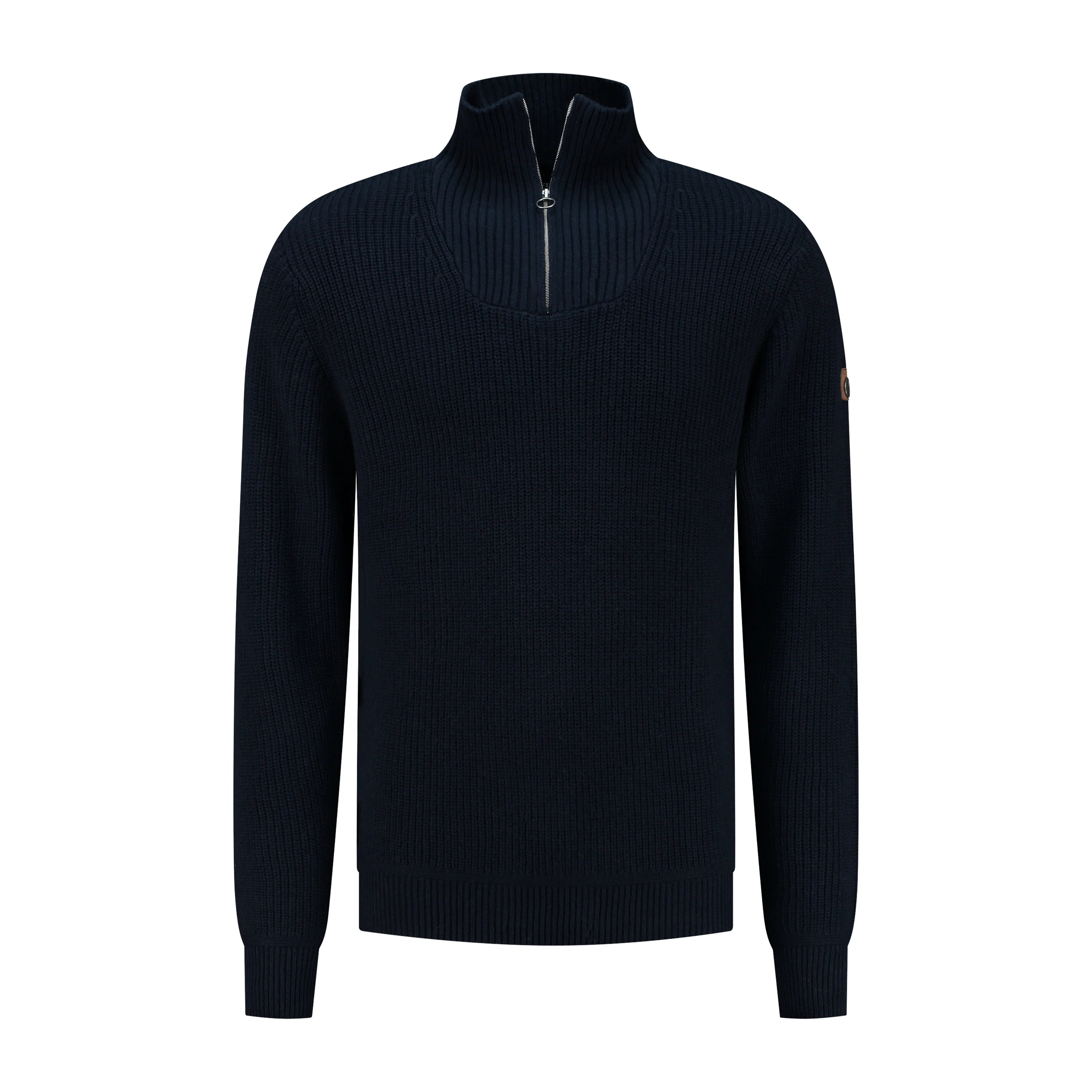 Brecon Men - Sweater - Cashmere blend - Navy