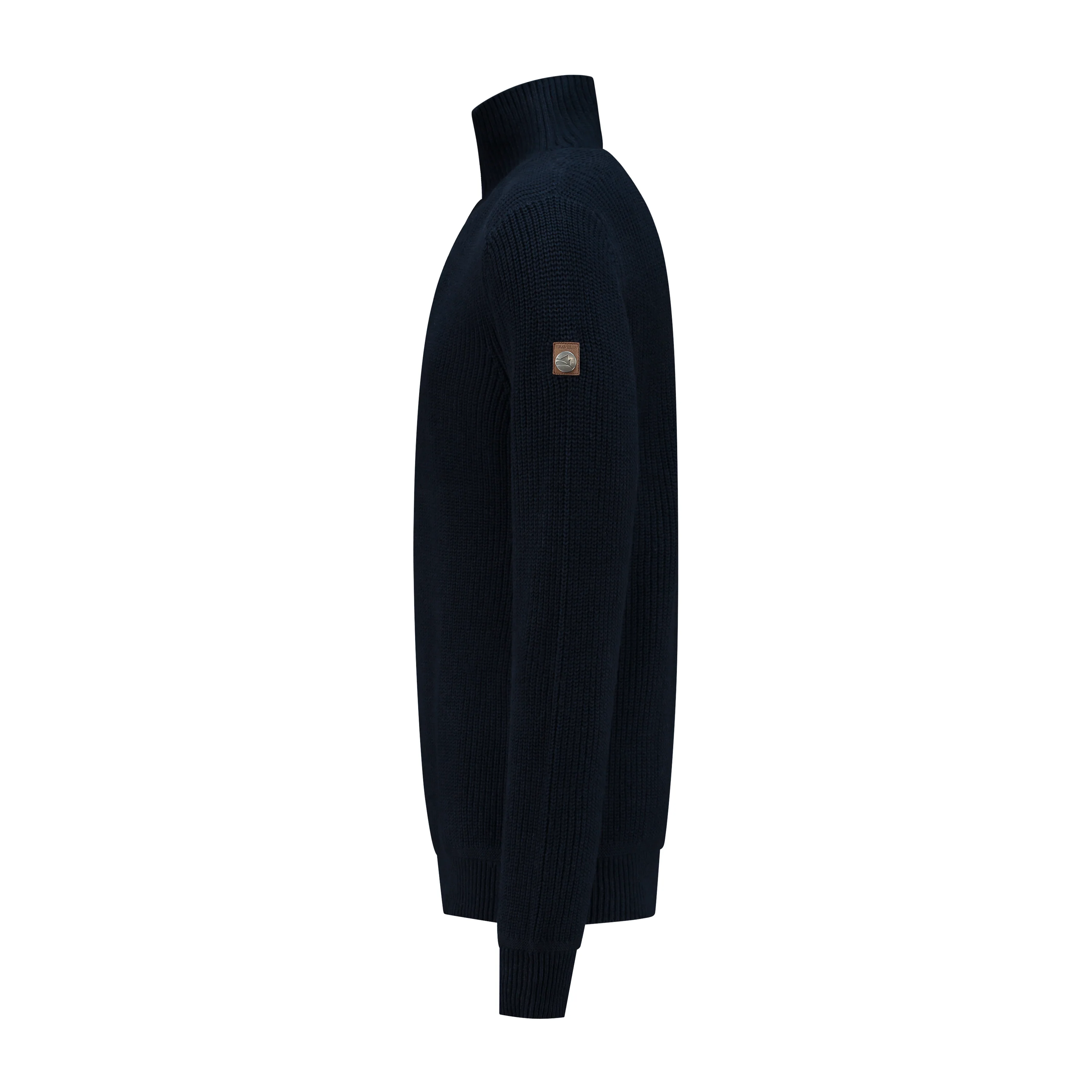 Brecon Men - Sweater - Cashmere blend - Navy - Image 4