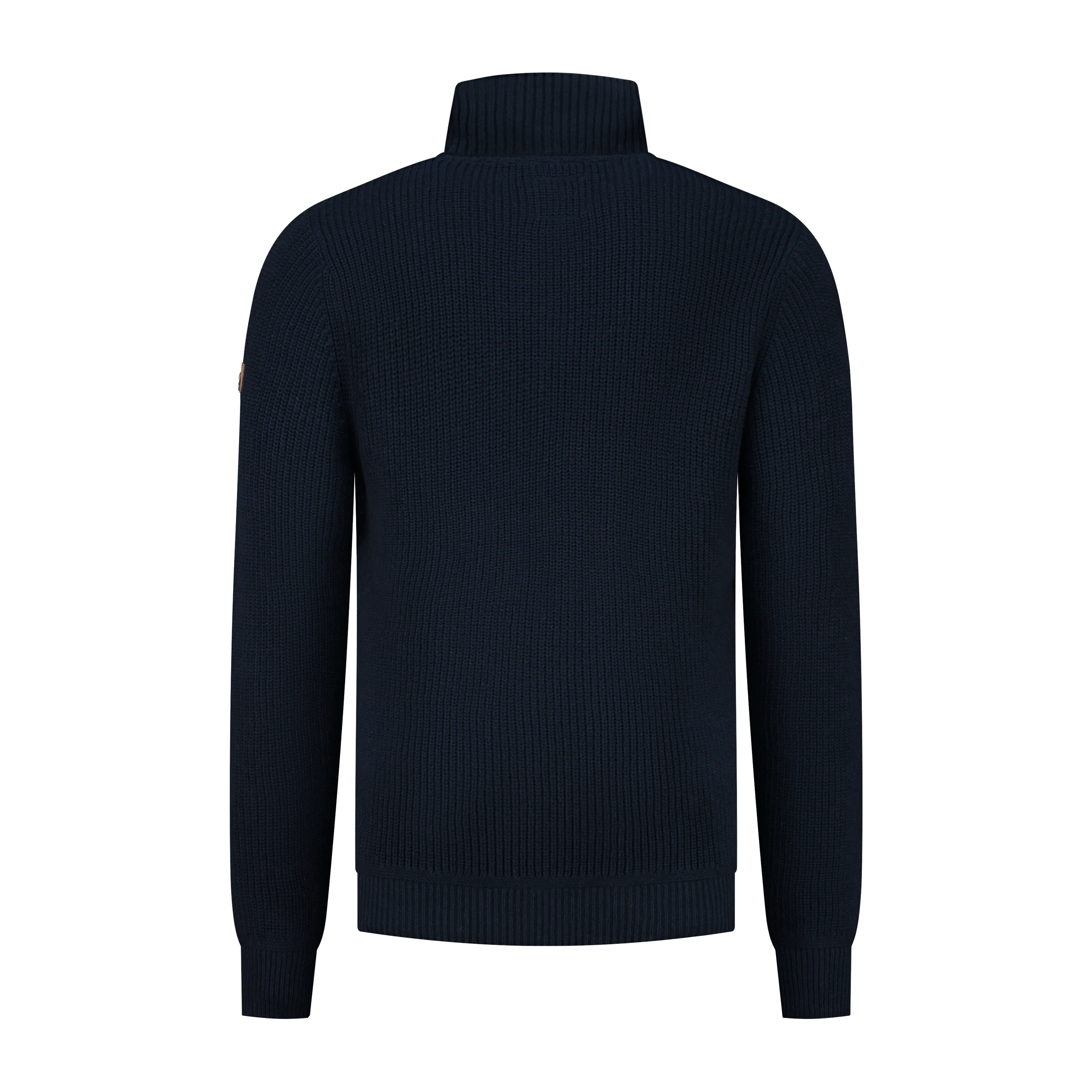 Brecon Men - Sweater - Cashmere blend - Navy - Image 5