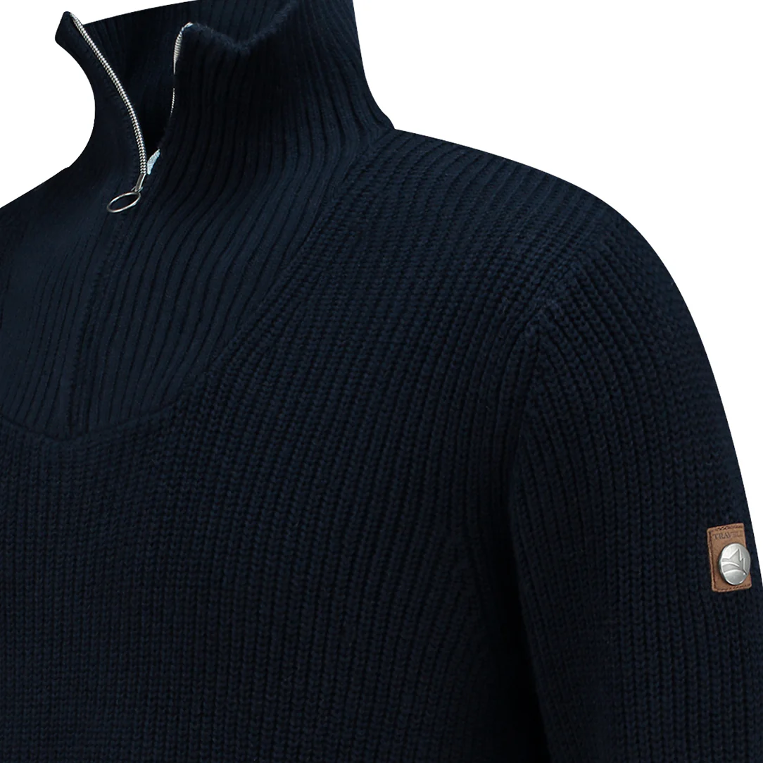 Brecon Men - Sweater - Cashmere blend - Navy - Image 6