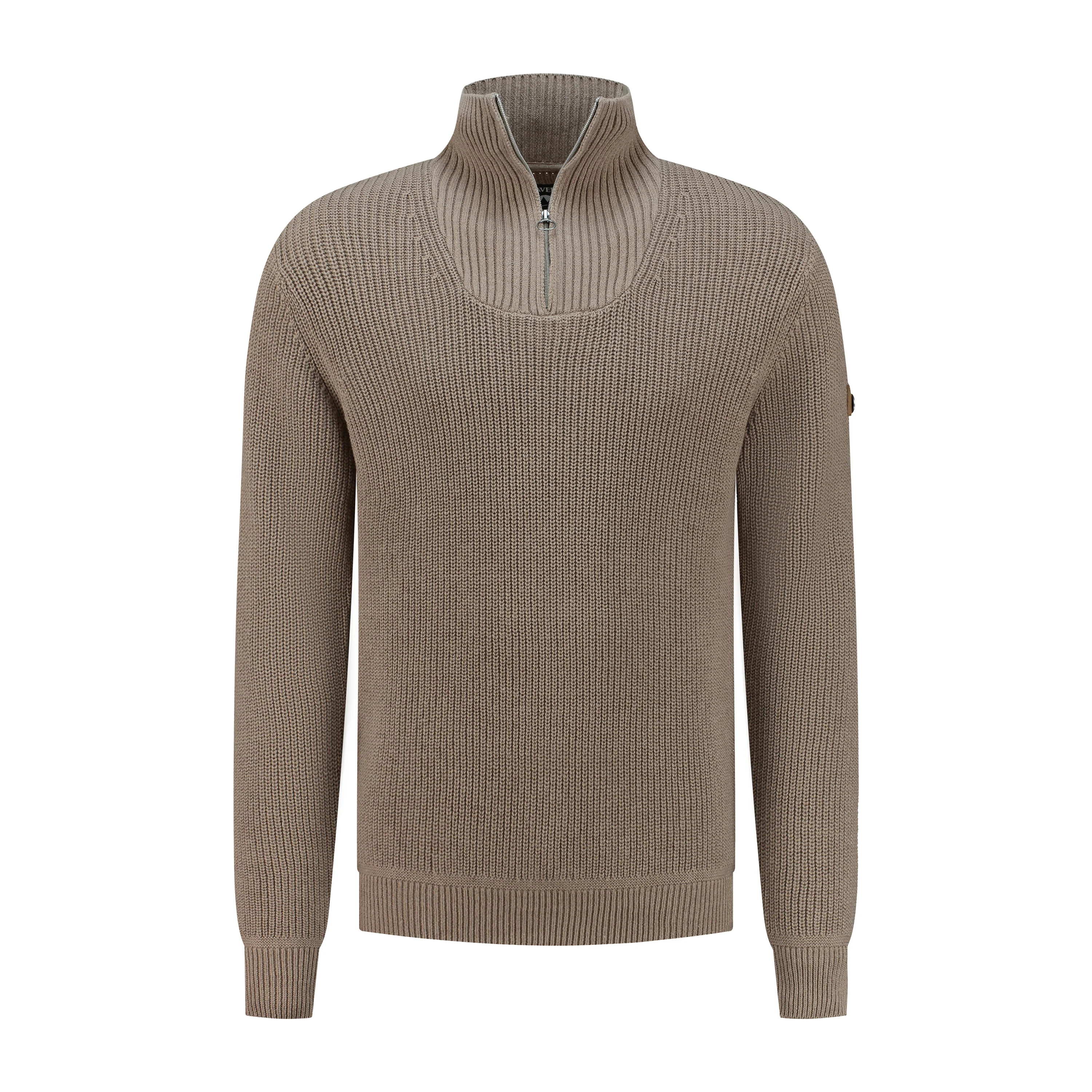 Brecon Men - Sweater - Cashmere blend - Sand