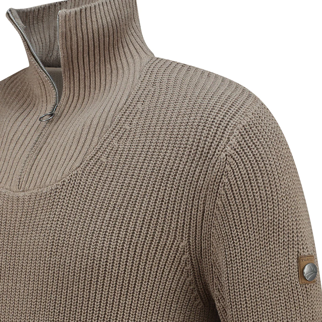 Brecon Men - Sweater - Cashmere blend - Sand - Image 6