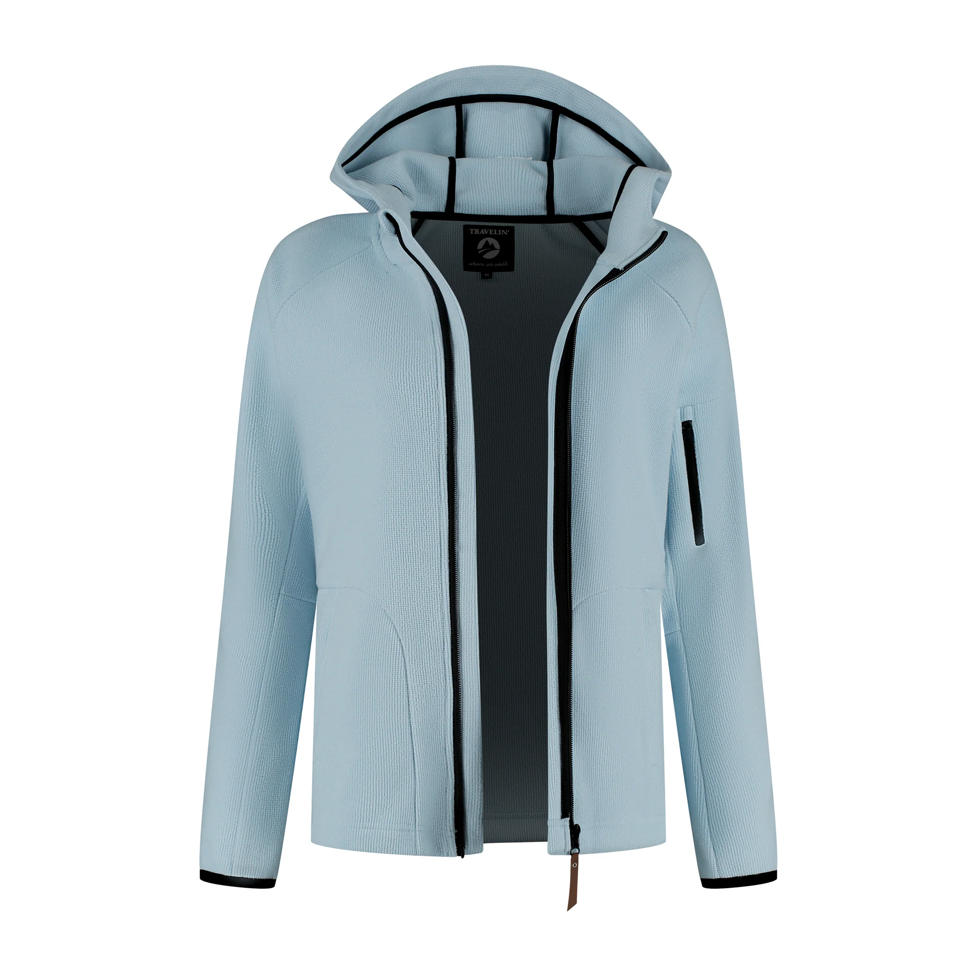 Bryndis Women - Outdoor cardigan - Light blue - Image 6