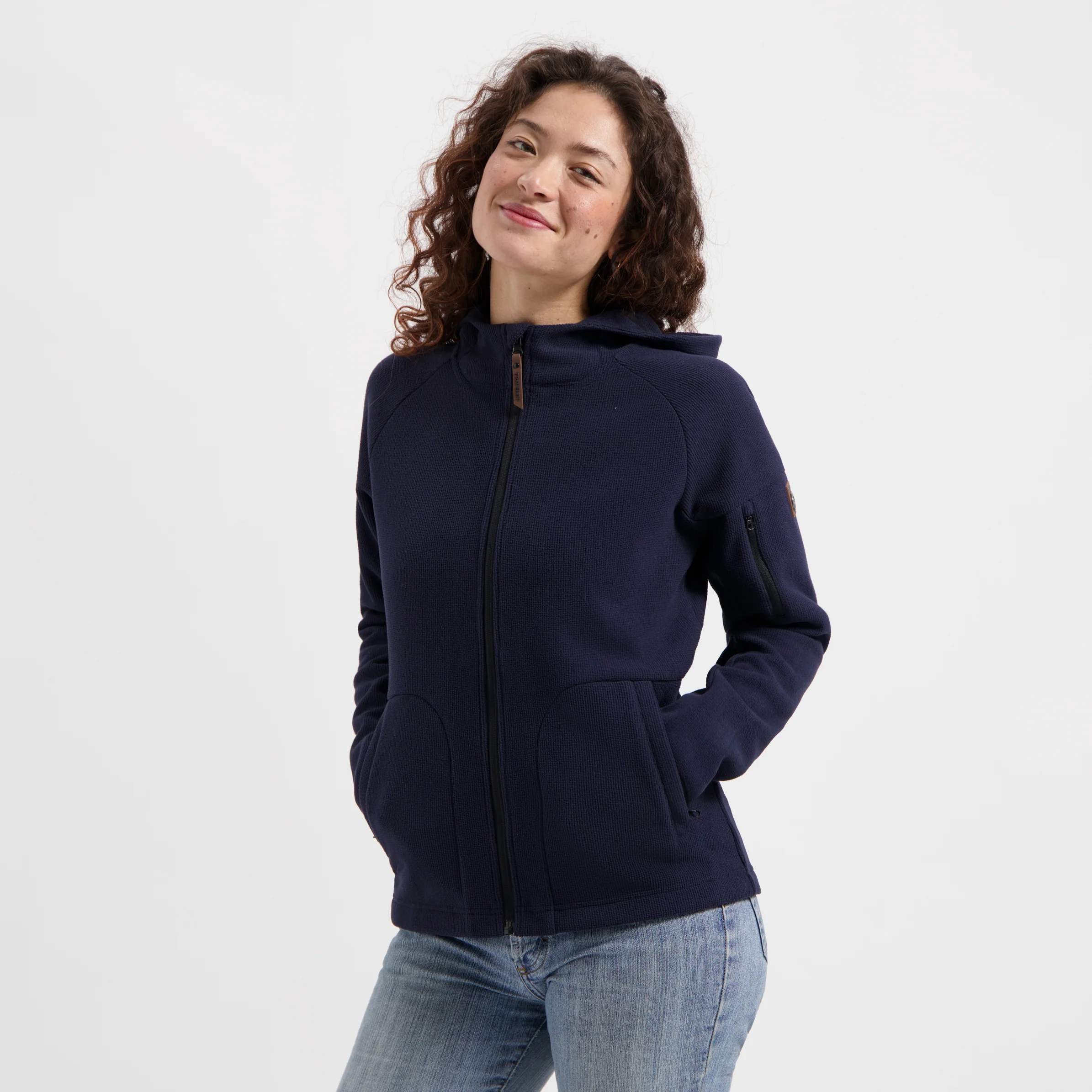 Bryndis Women - Outdoor cardigan - Navy - Image 2