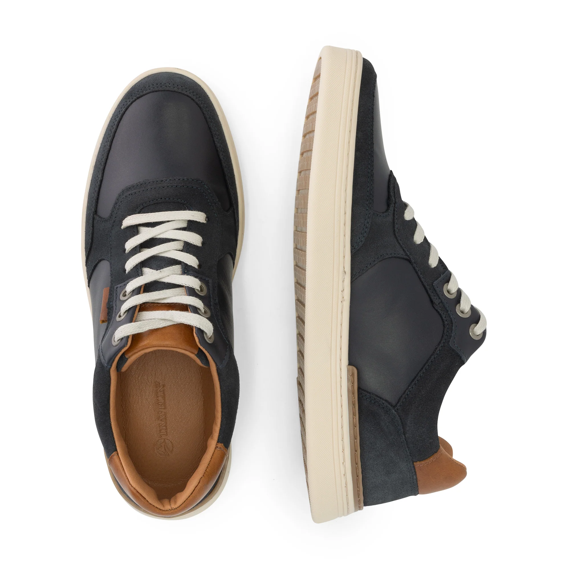 Burnham Men - Sneakers - Leather - Navy - Image 4