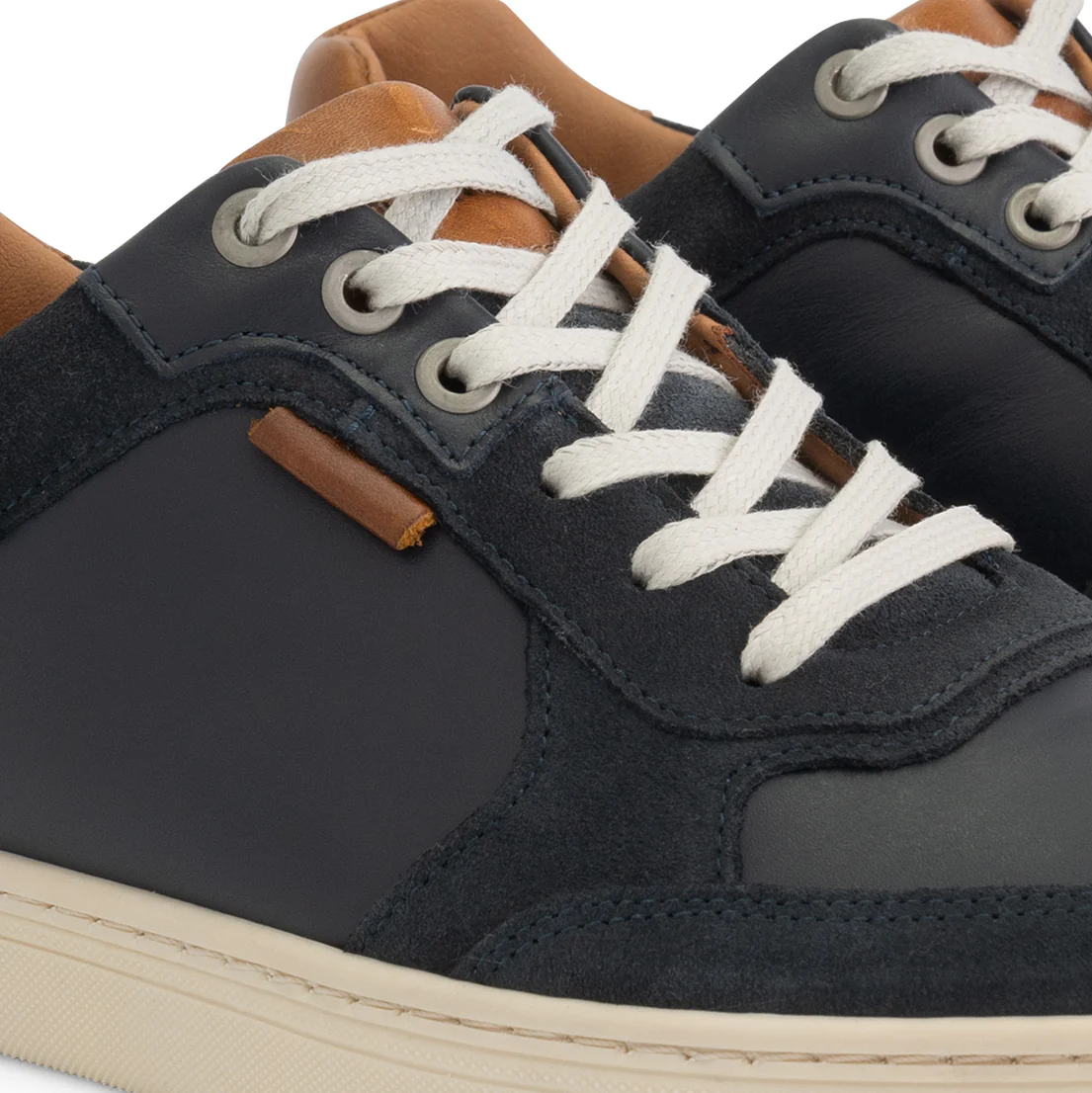 Burnham Men - Sneakers - Leather - Navy - Image 7