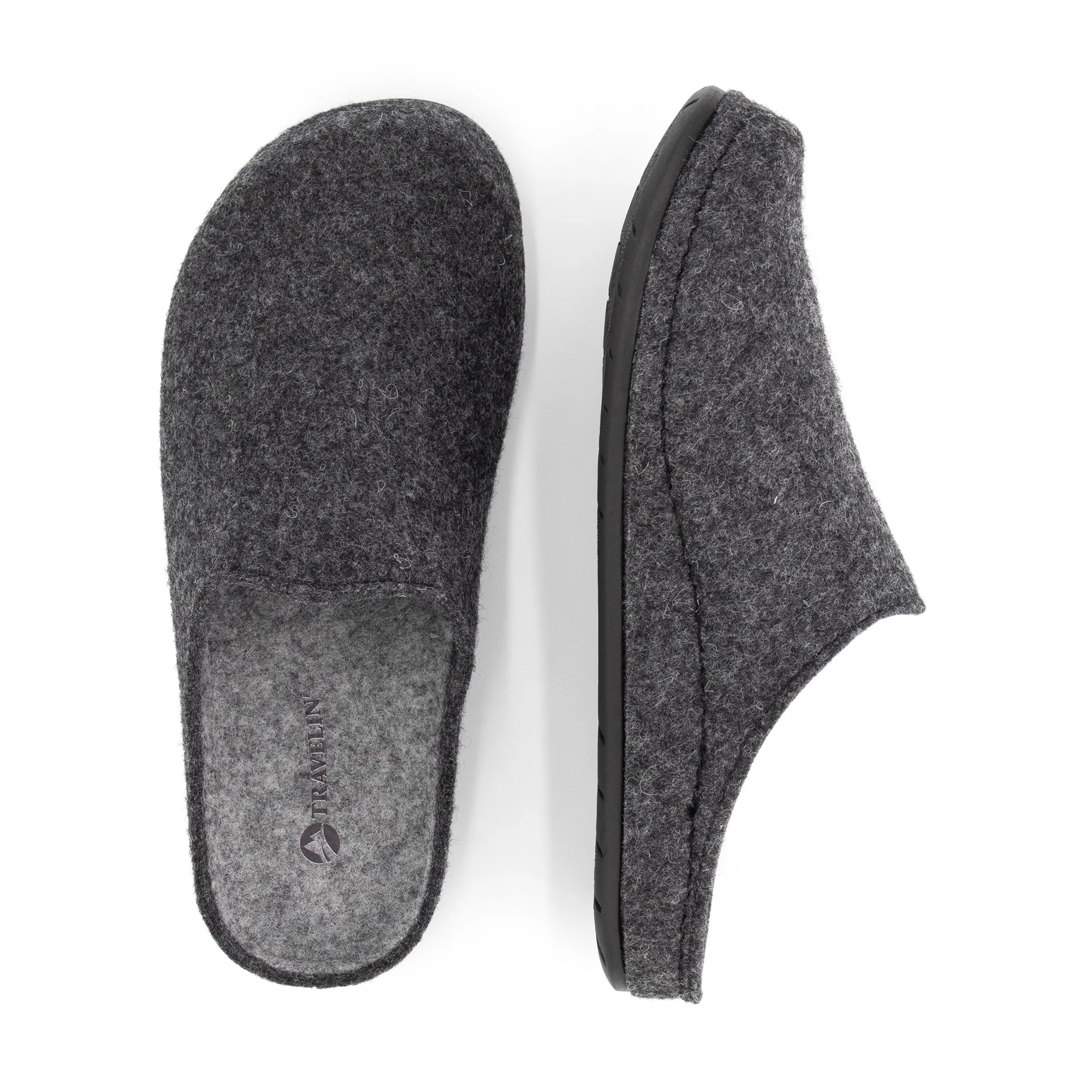 Come Home Women - House slippers - Wool - Dark grey - Image 4