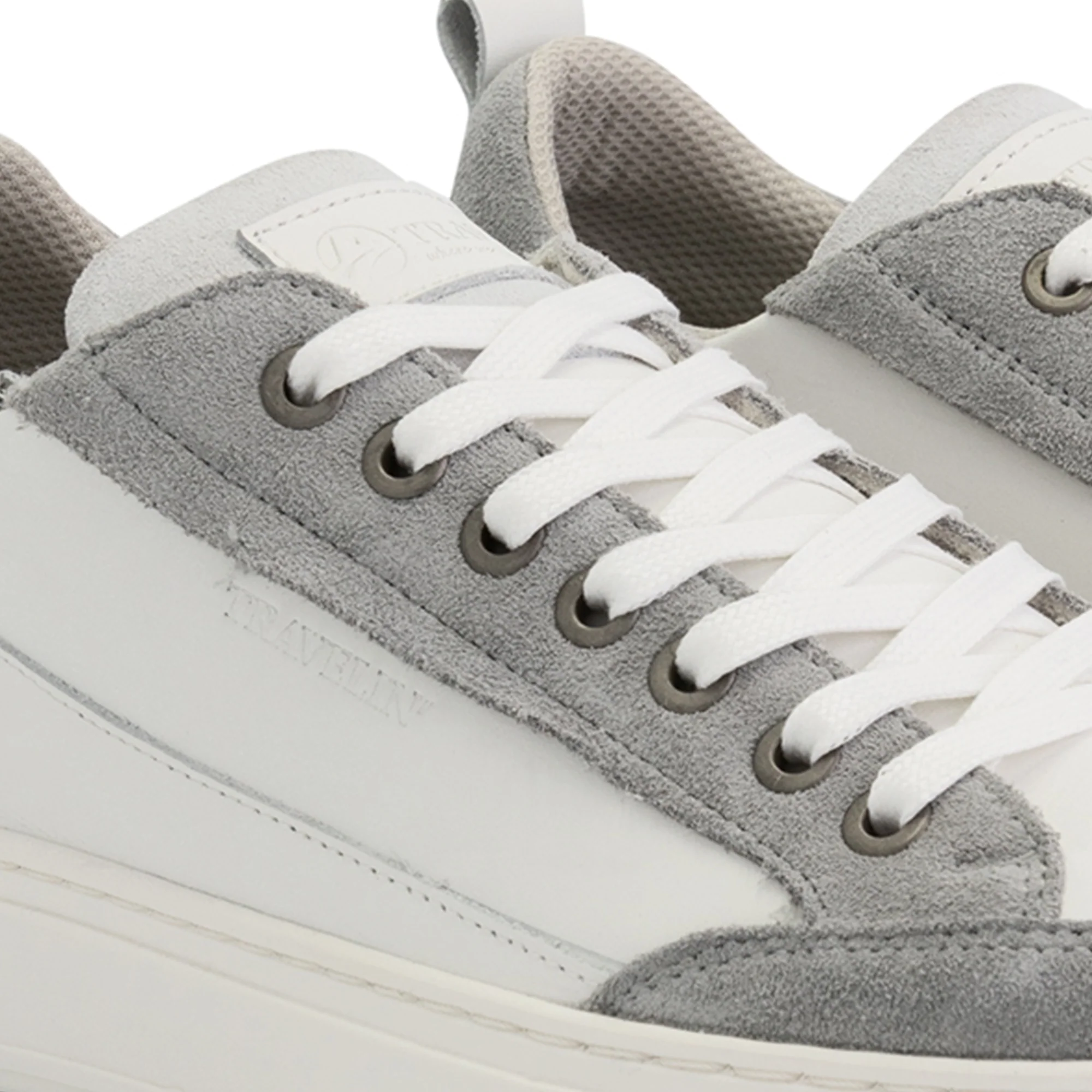 Croft Men - Sneakers - Leather - White/Grey - Image 7