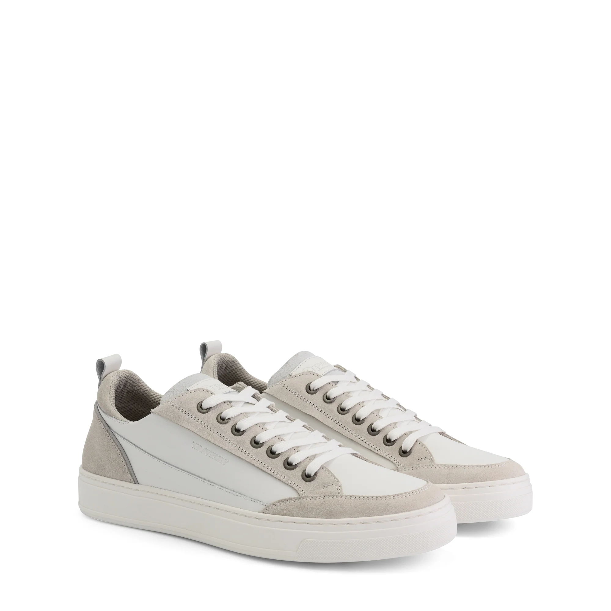 Croft Men - Sneakers - Leather - White-Sand