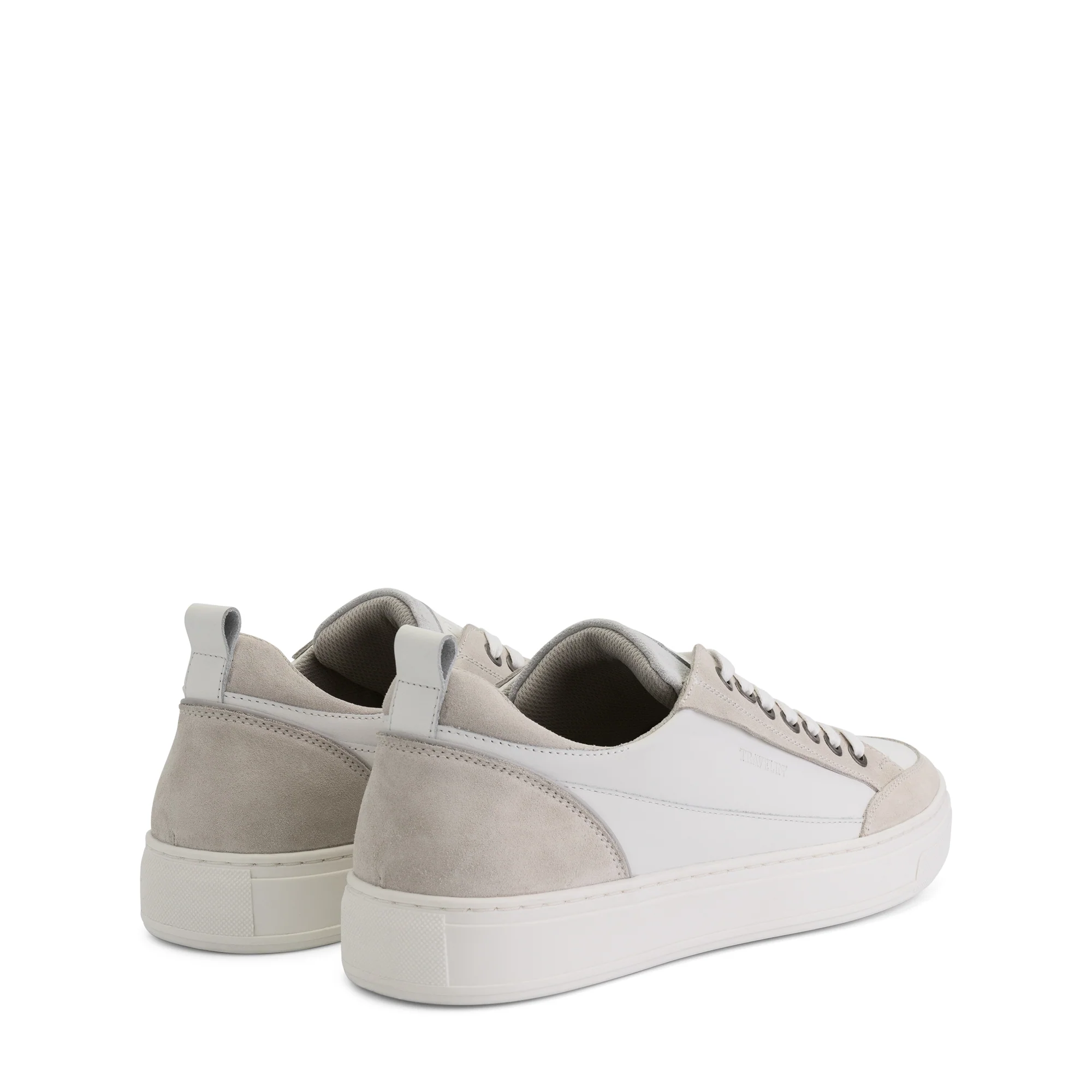 Croft Men - Sneakers - Leather - White-Sand - Image 2