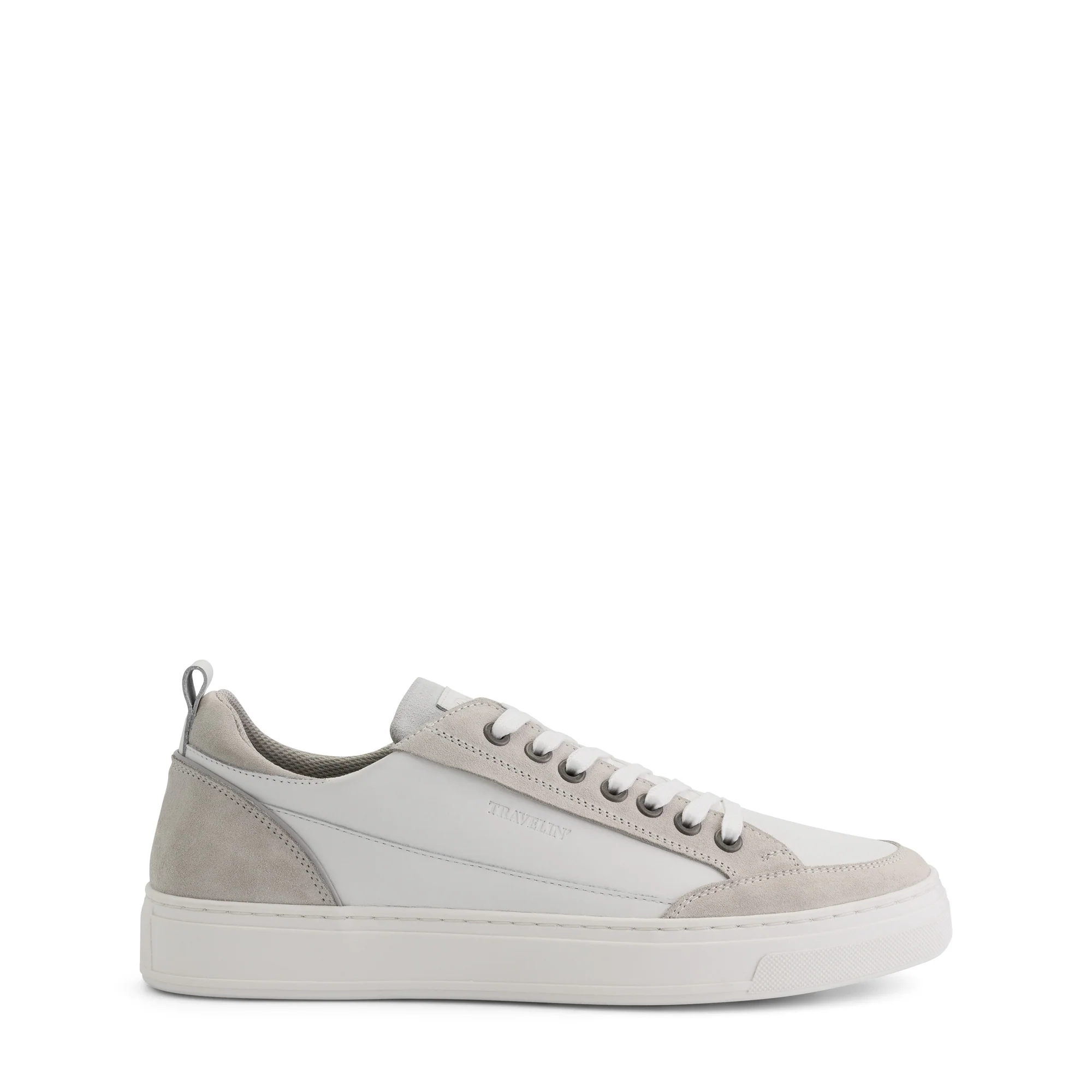 Croft Men - Sneakers - Leather - White-Sand - Image 3