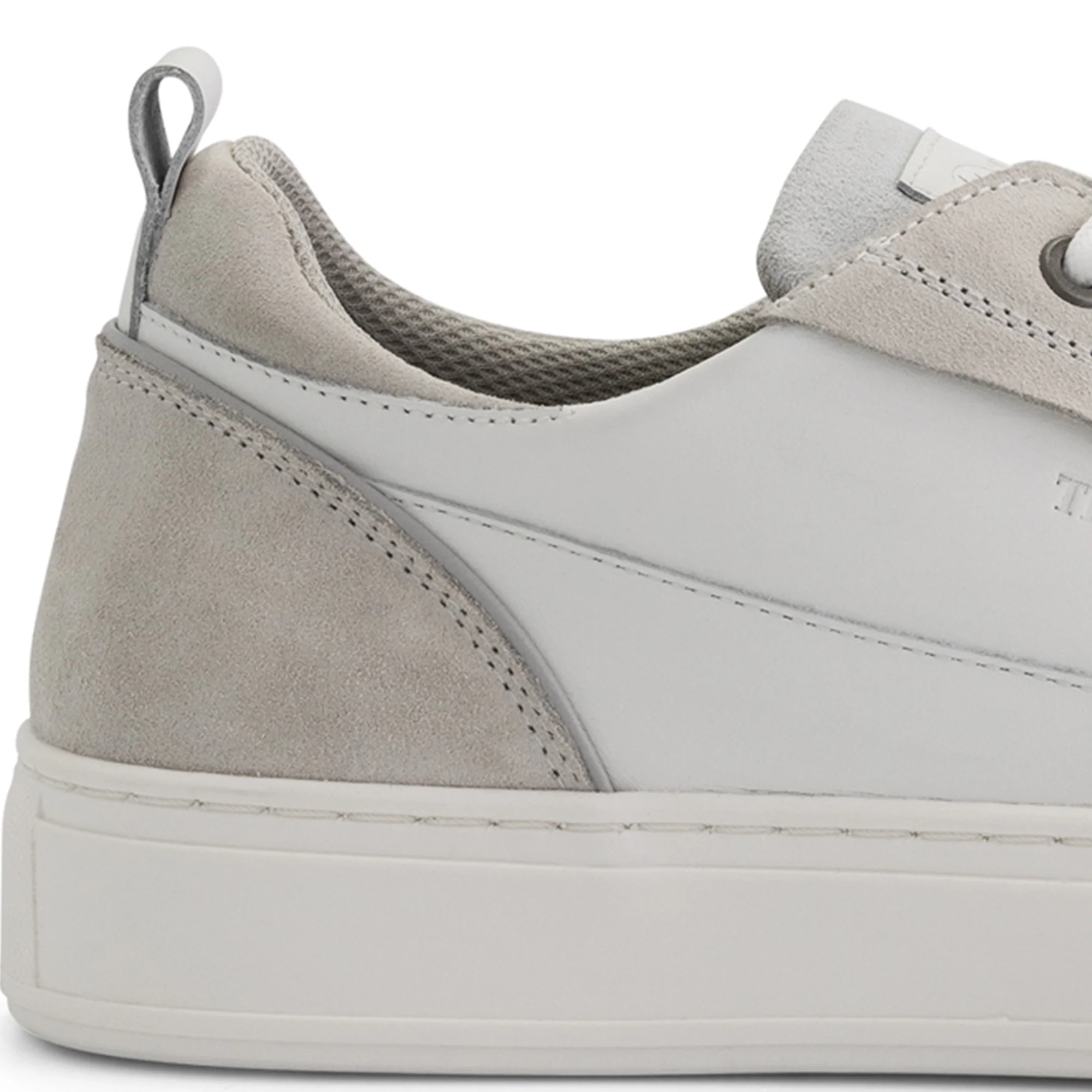 Croft Men - Sneakers - Leather - White-Sand - Image 6