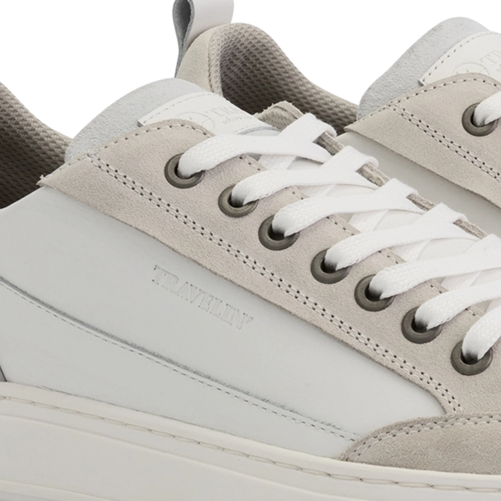 Croft Men - Sneakers - Leather - White-Sand - Image 7
