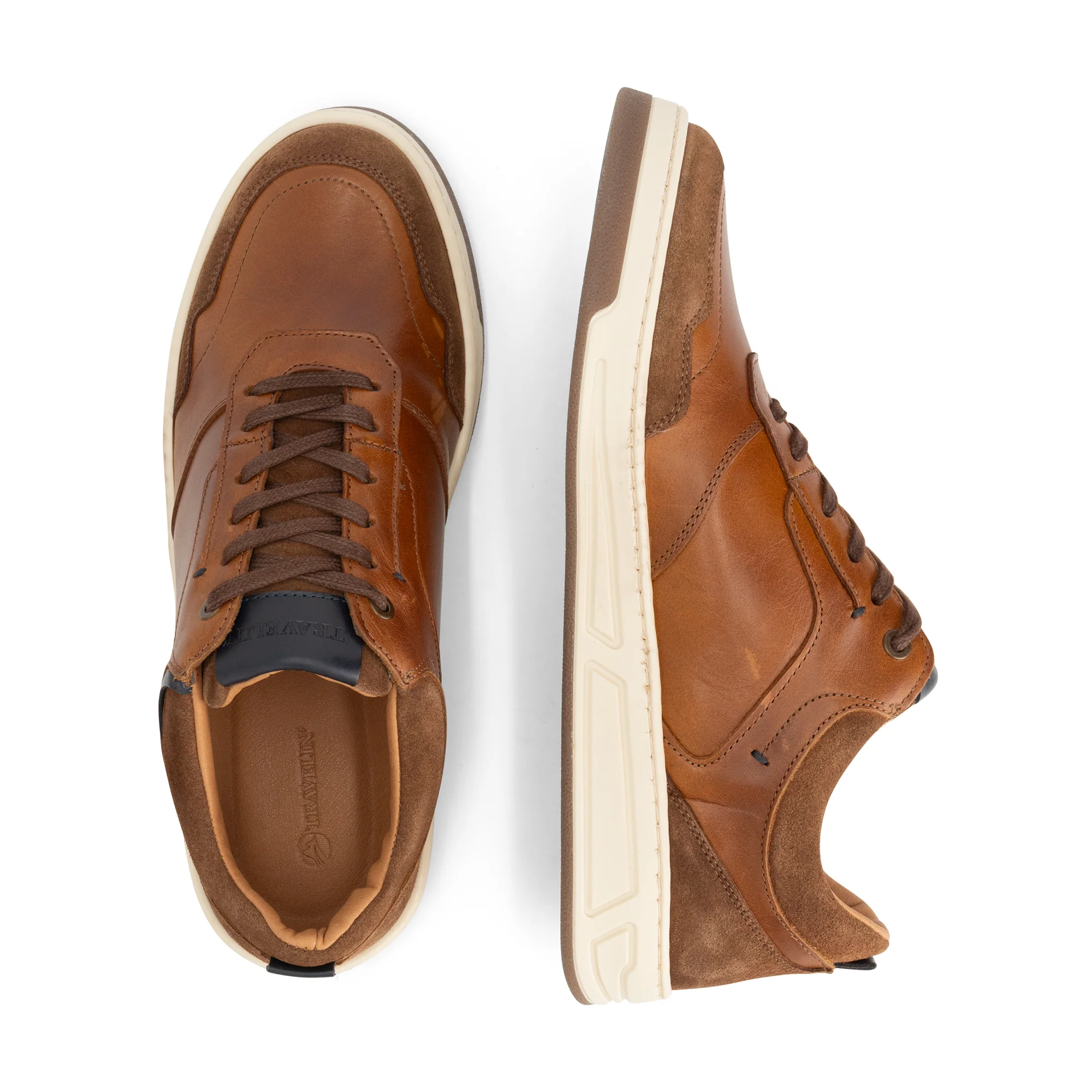 Darley Men - Sneakers - Leather - Cognac - Image 4