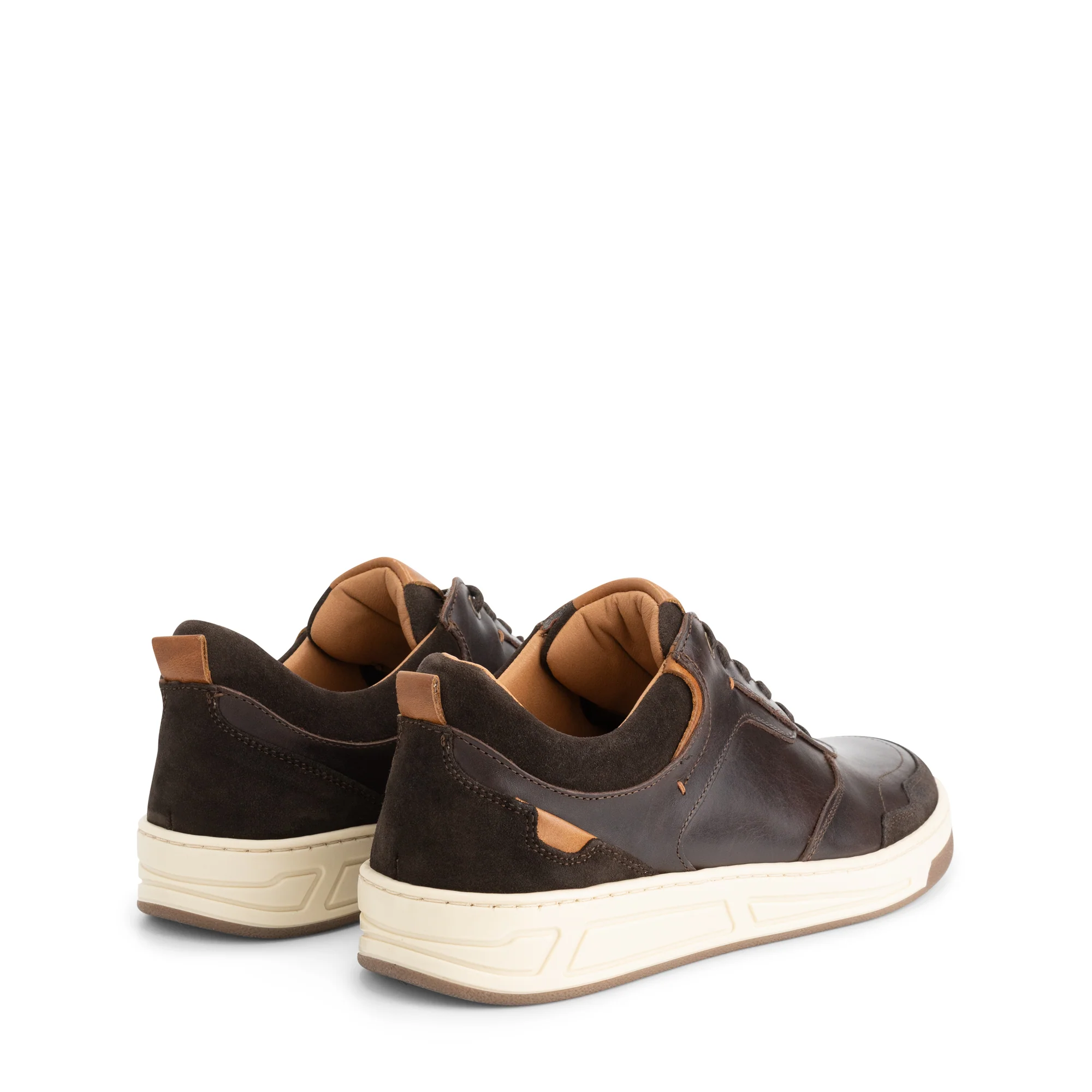 Darley Men - Sneakers - Leather - Dark brown - Image 2