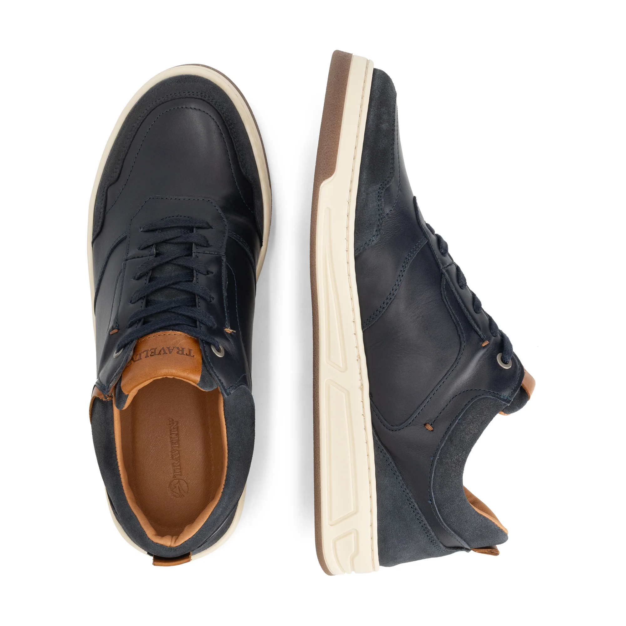Darley Men - Sneakers - Leather - Navy - Image 4