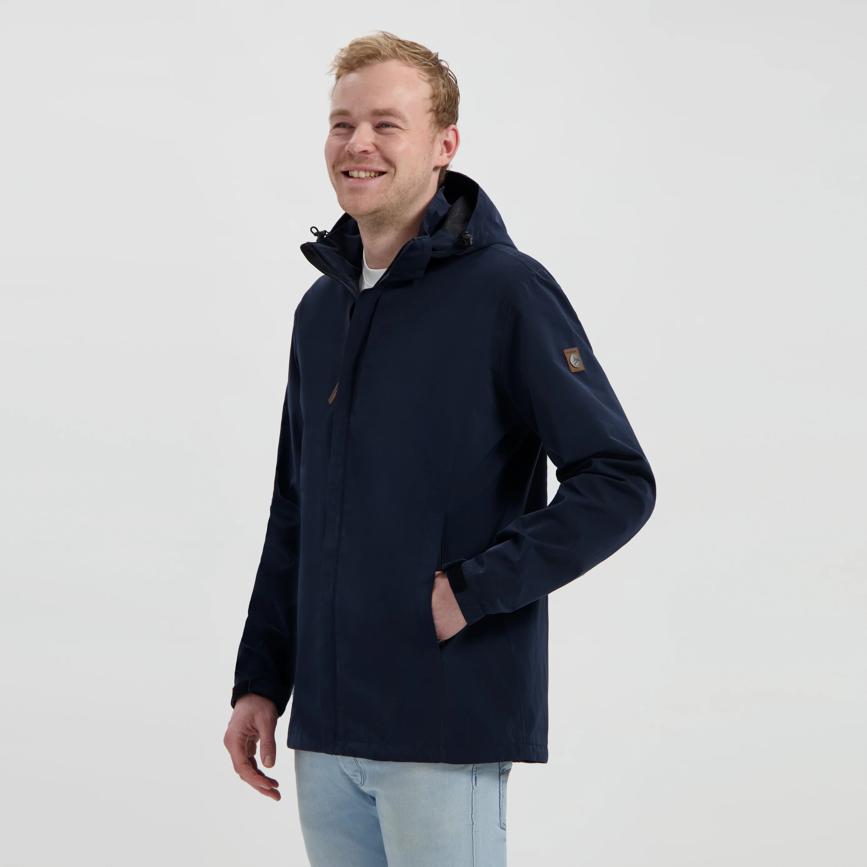 Davin Men - Softshell jacket - Waterproof - Navy - Image 2