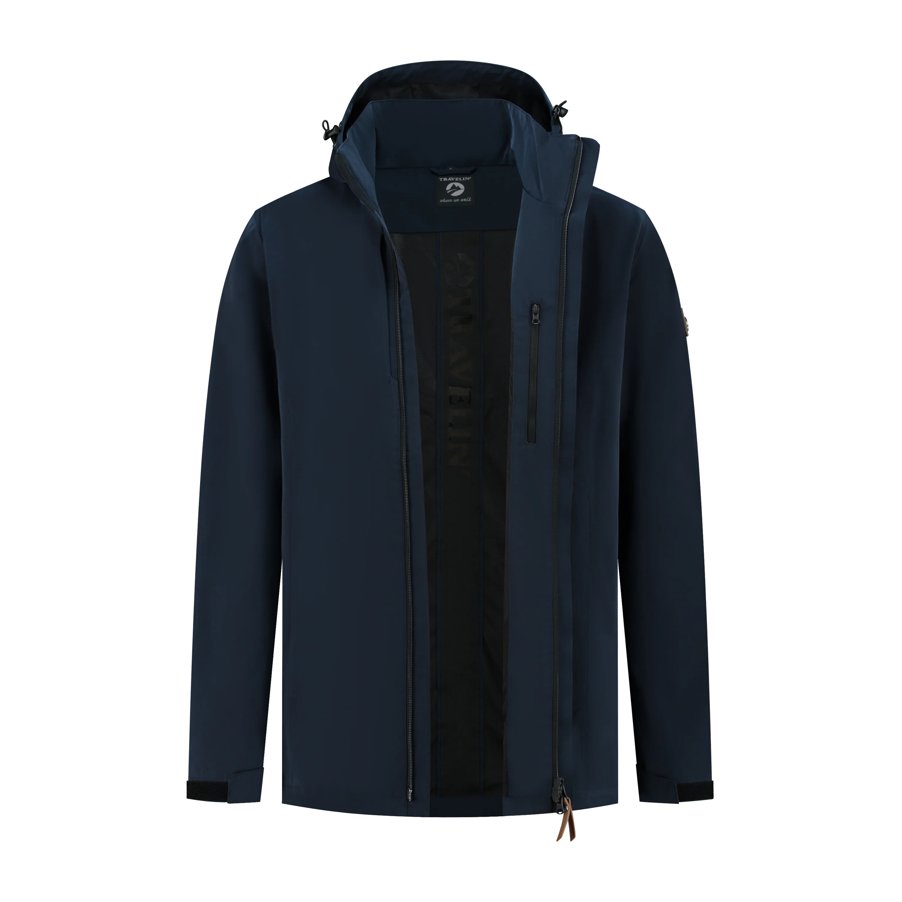 Davin Men - Softshell jacket - Waterproof - Navy - Image 4