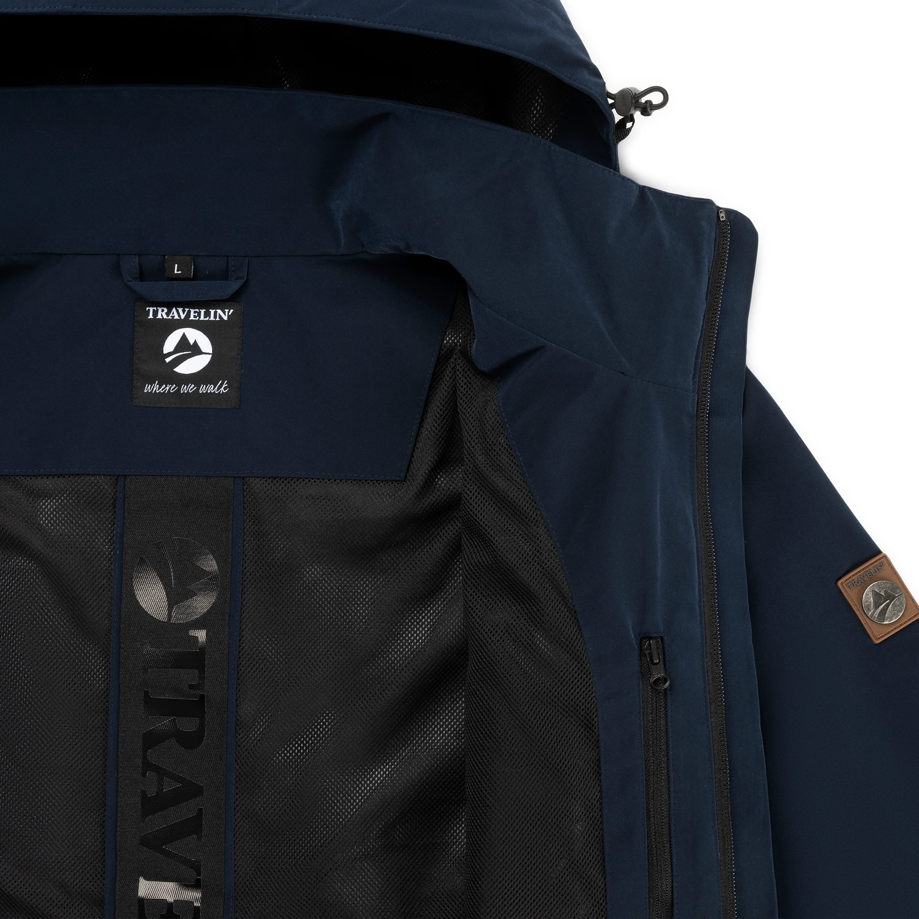 Davin Men - Softshell jacket - Waterproof - Navy - Image 8