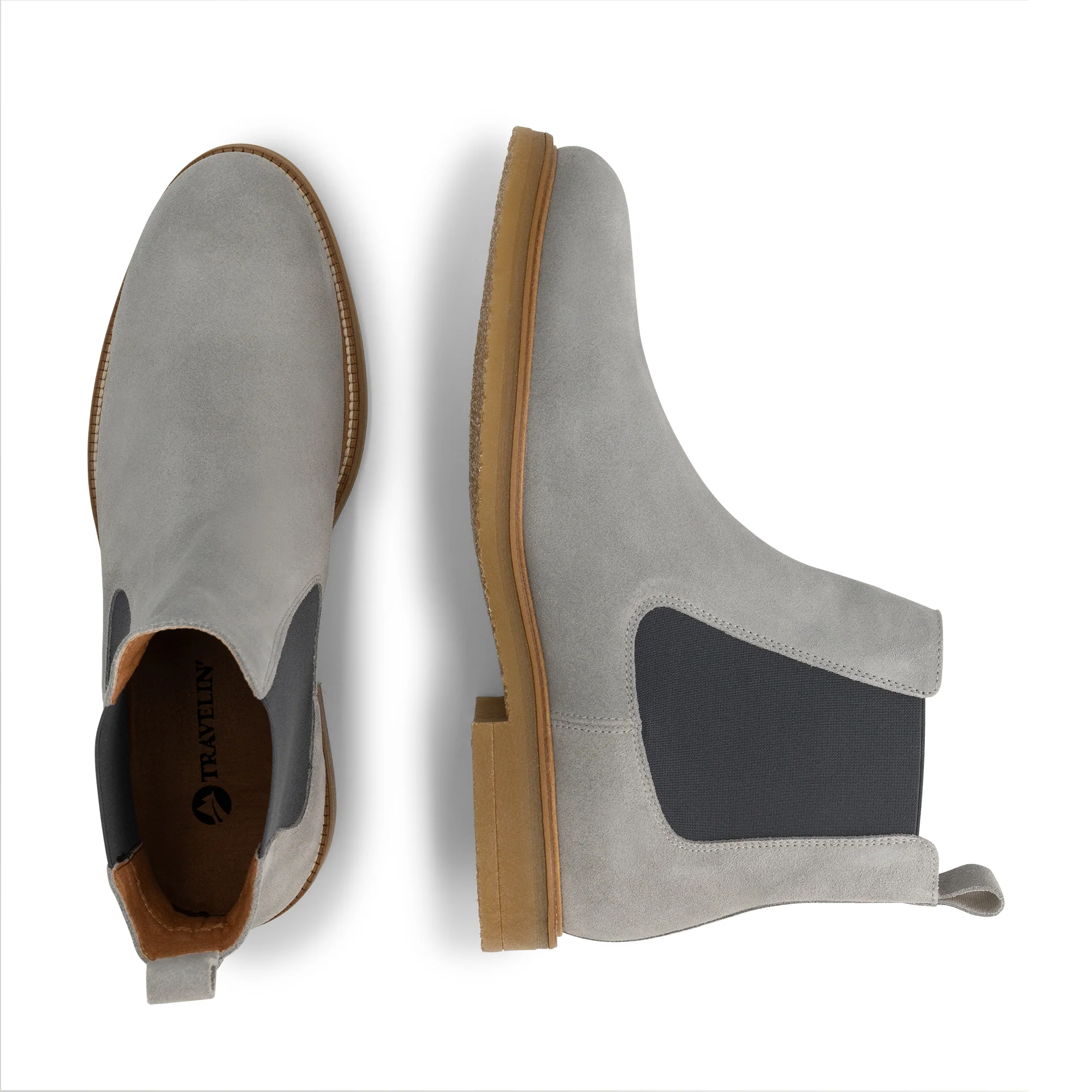 Ealing Men - Chelsea boots - Suede - Grey - Image 4