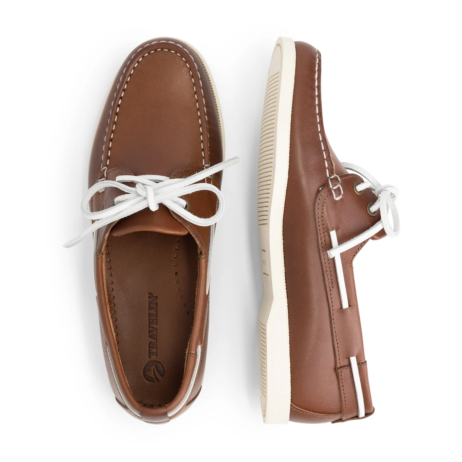 Ebeltoft Women - Boat shoes - Leather - Brown - Image 4