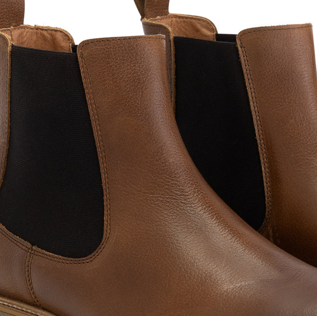 Egleton Men - Chelsea boots - Leather - Cognac - Image 7