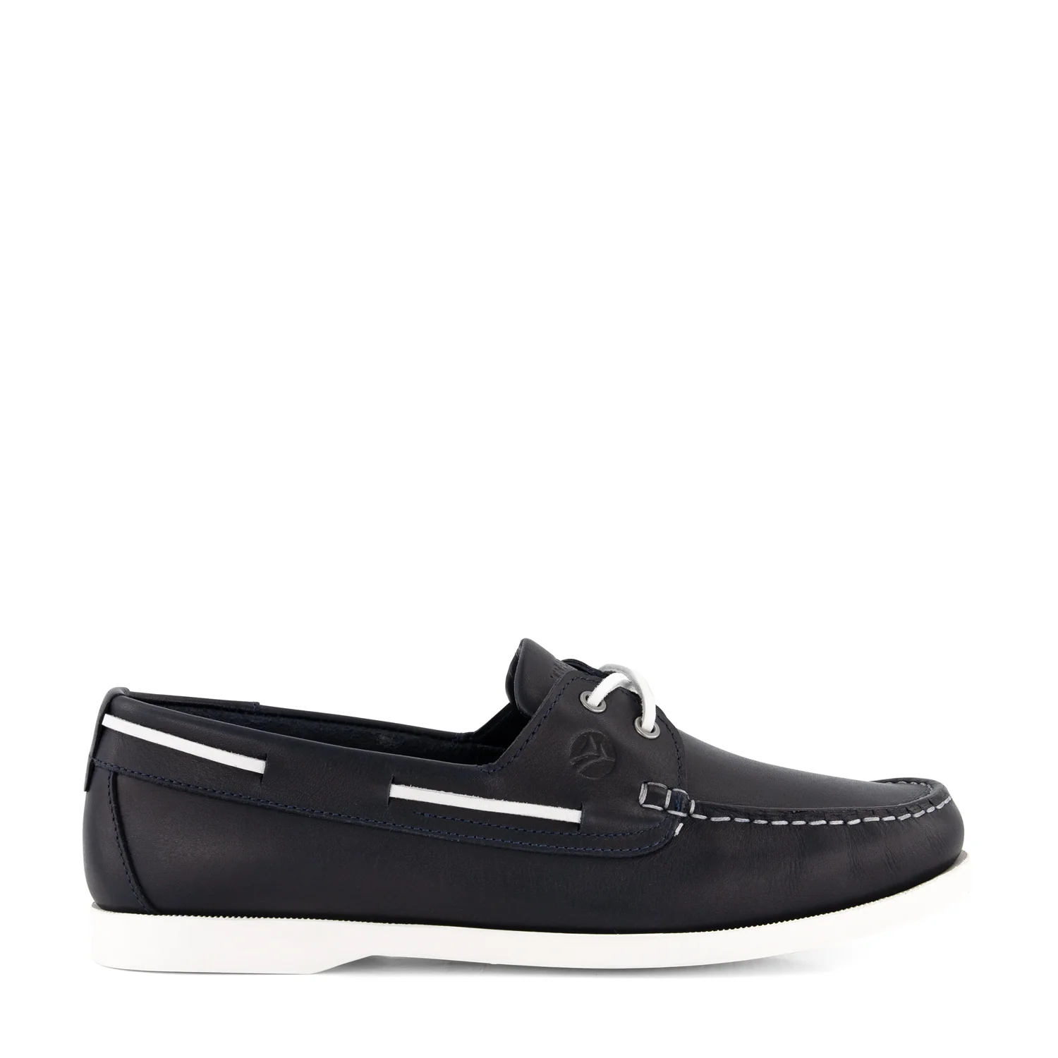 Exmouth Men - Boat shoes - Leather - Blue - Image 3