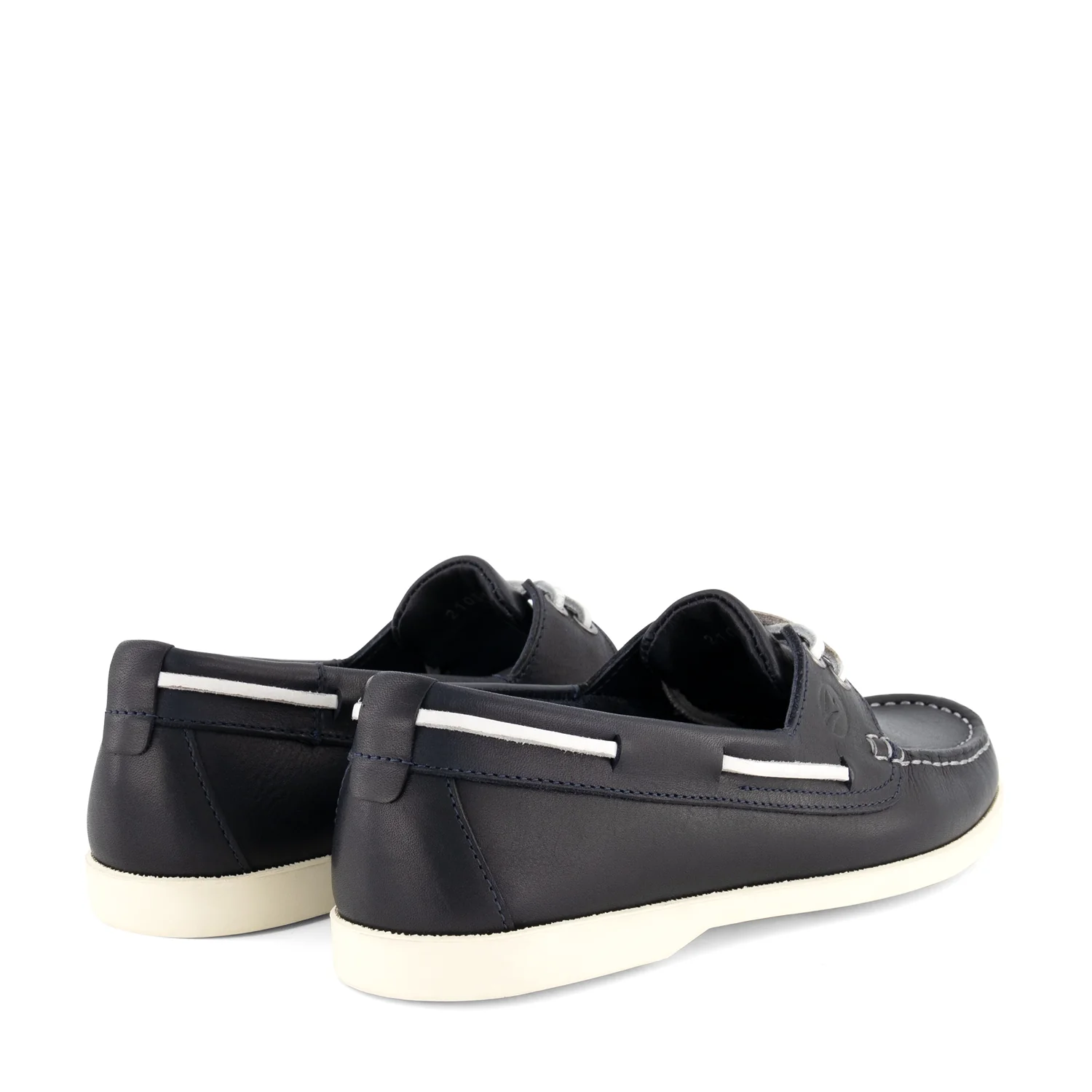 Exmouth Women - Boat shoes - Leather - Blue - Image 2
