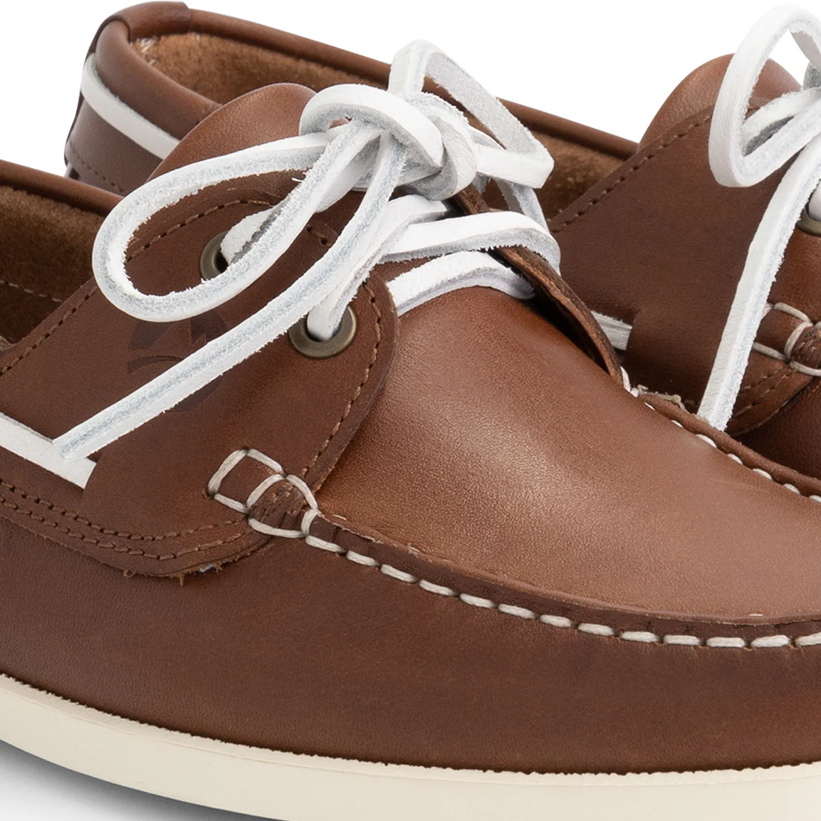 Exmouth Women - Boat shoes - Leather - Cognac - Image 7