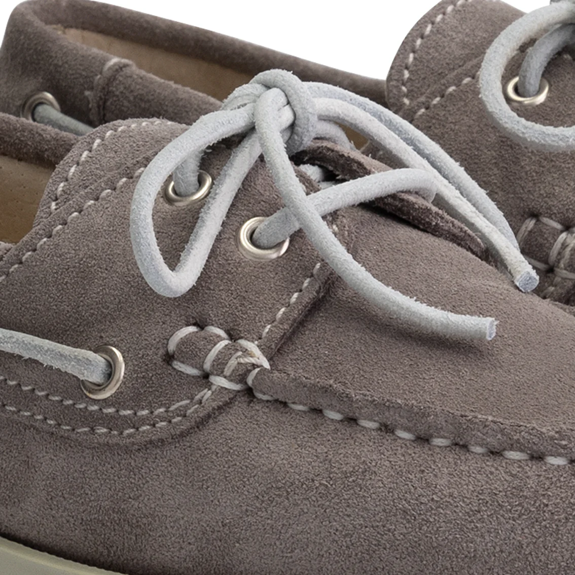 Foss Kids - Boat shoes - Suede - Grey - Image 6