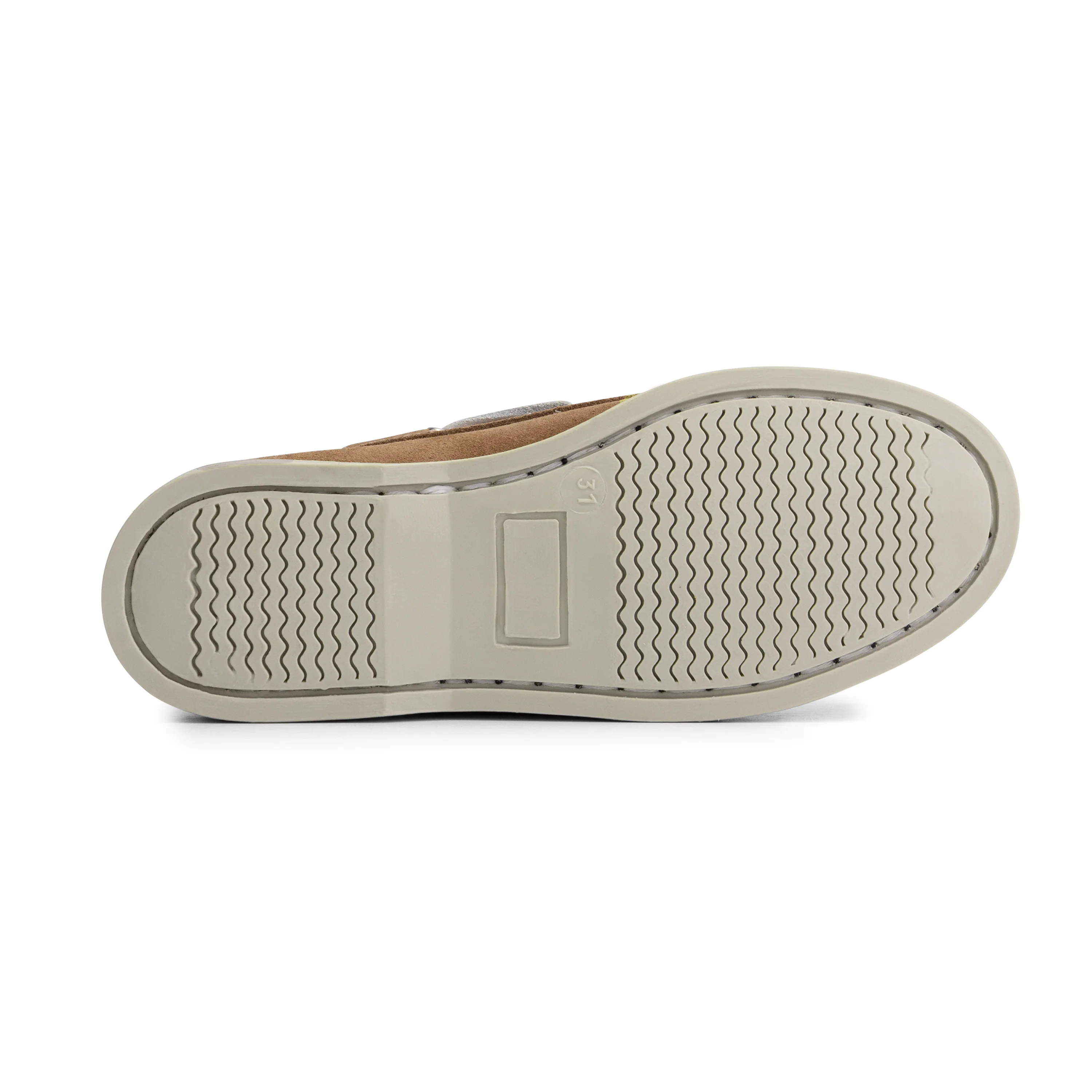 Foss Kids - Boat shoes - Suede - Light brown - Image 4