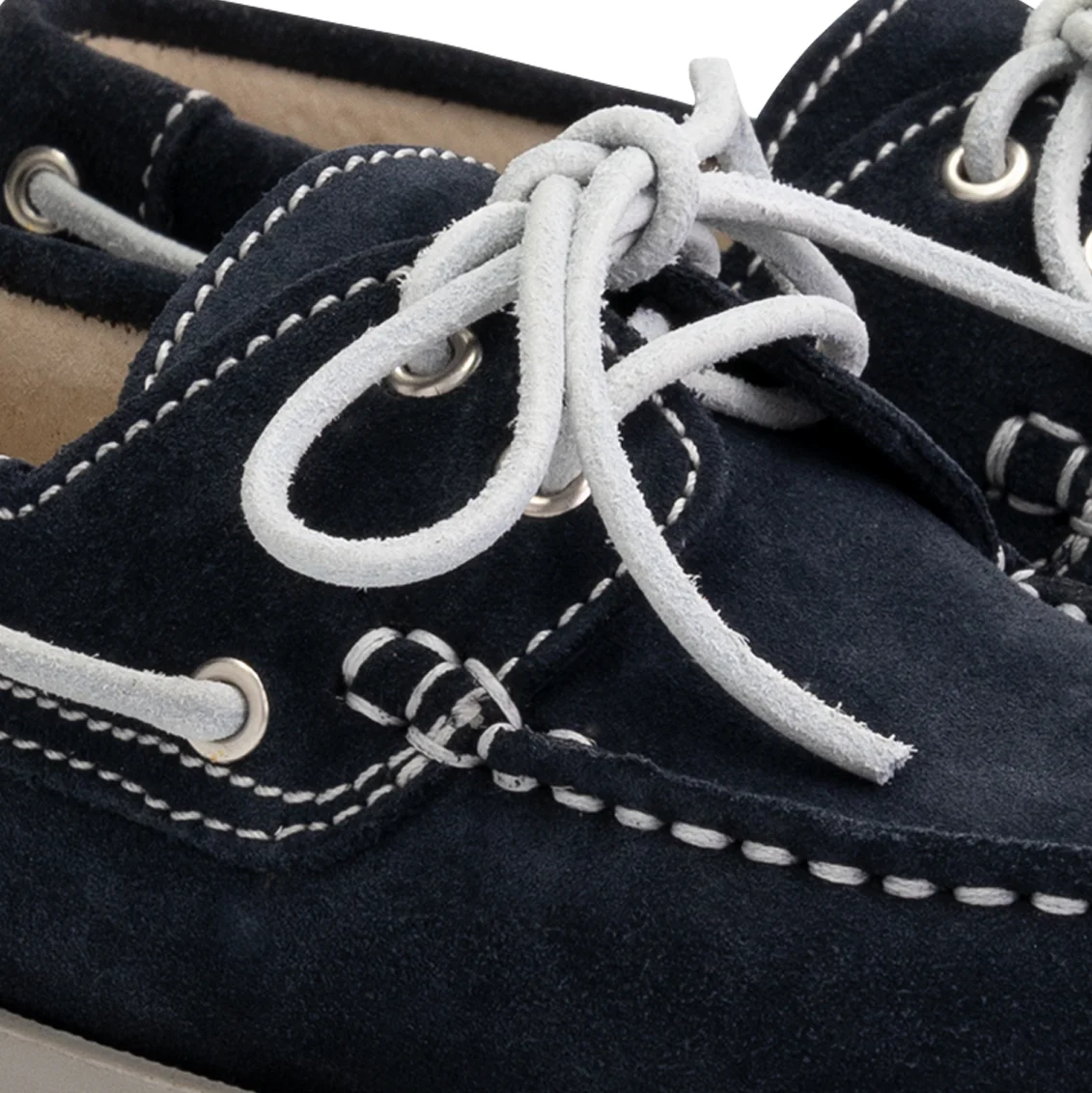 Foss Kids - Boat shoes - Suede - Navy - Image 6