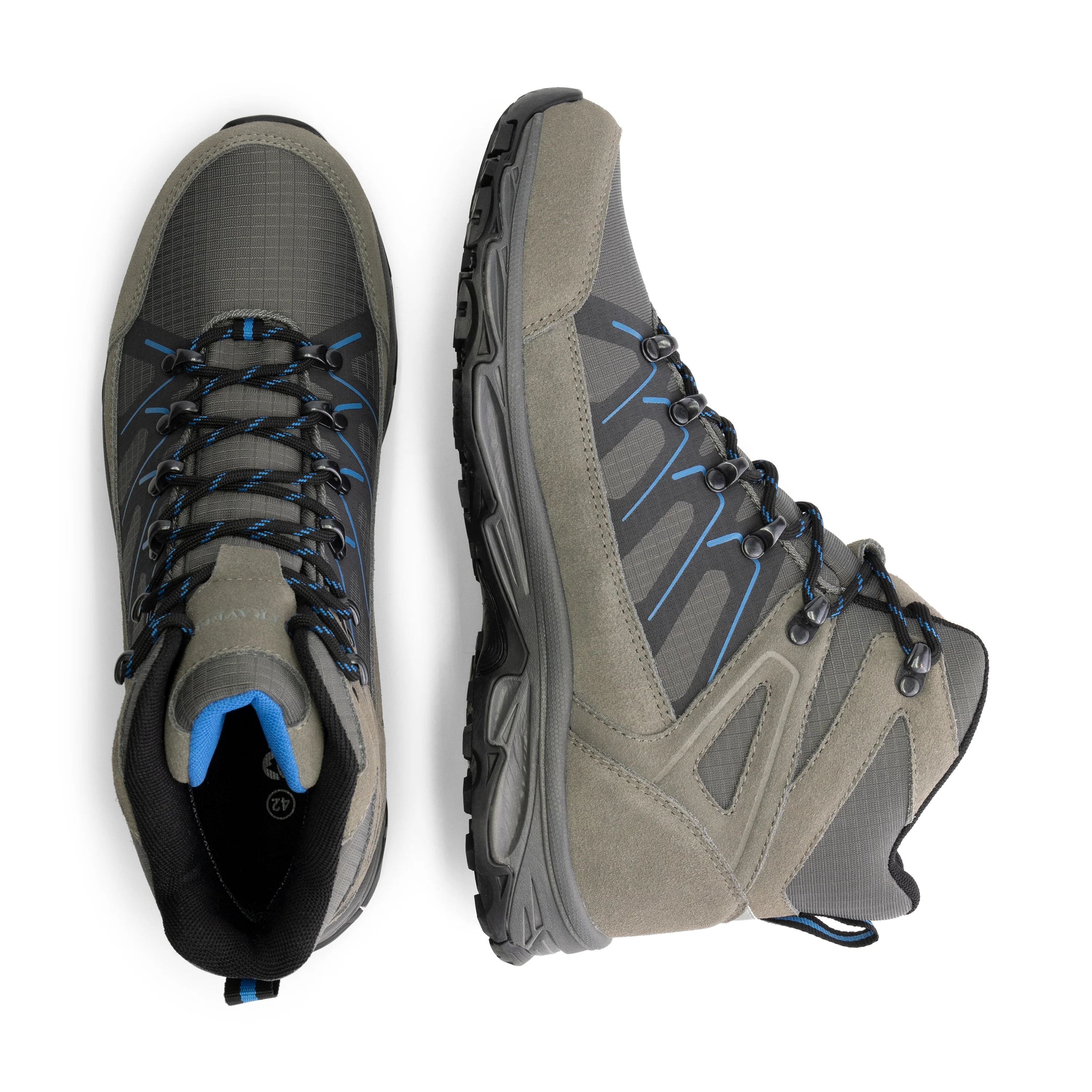 Grasten Men - Hiking boots - Waterproof - Grey - Image 4