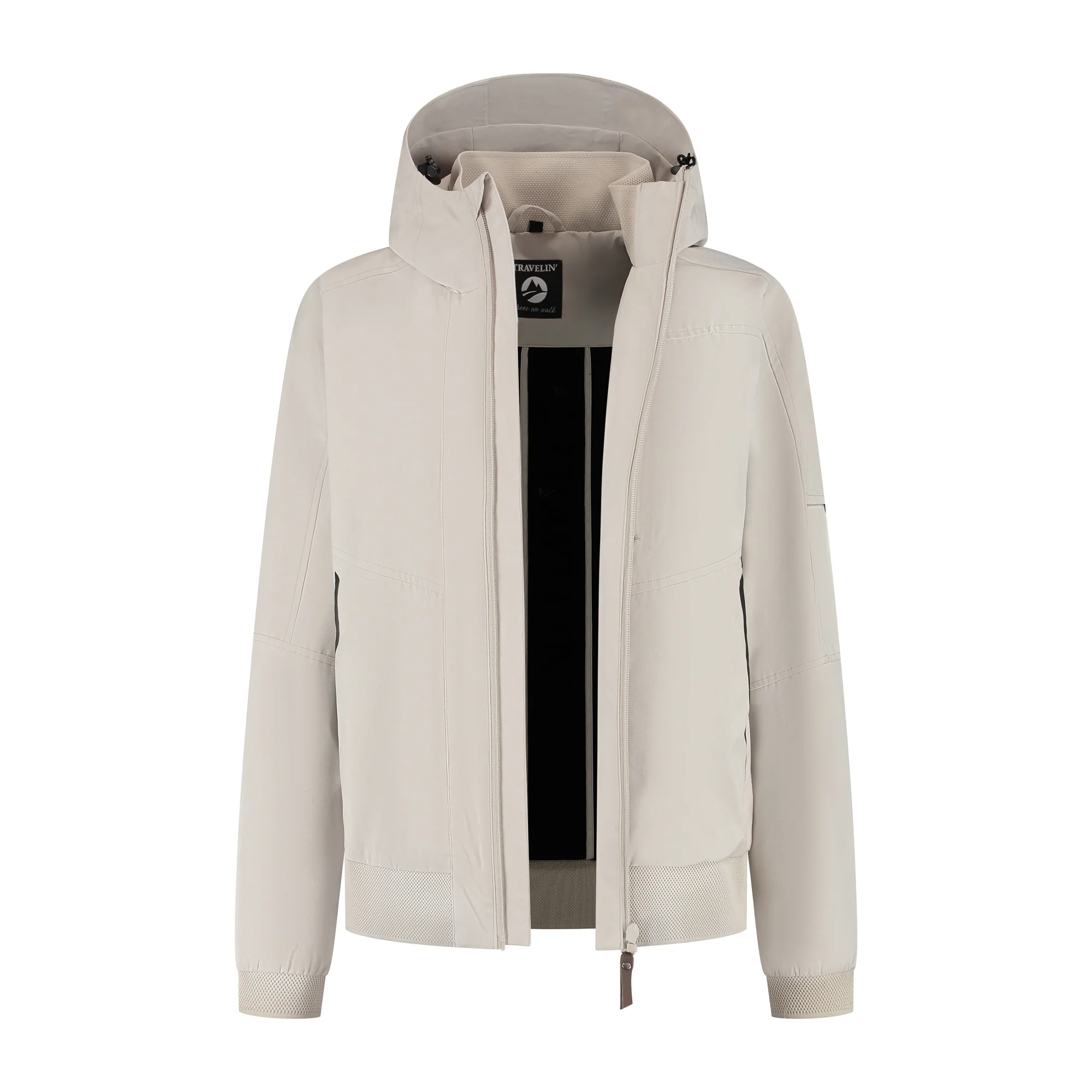 Halle Women - Hardshell jacket - Waterproof - Sand - Image 4