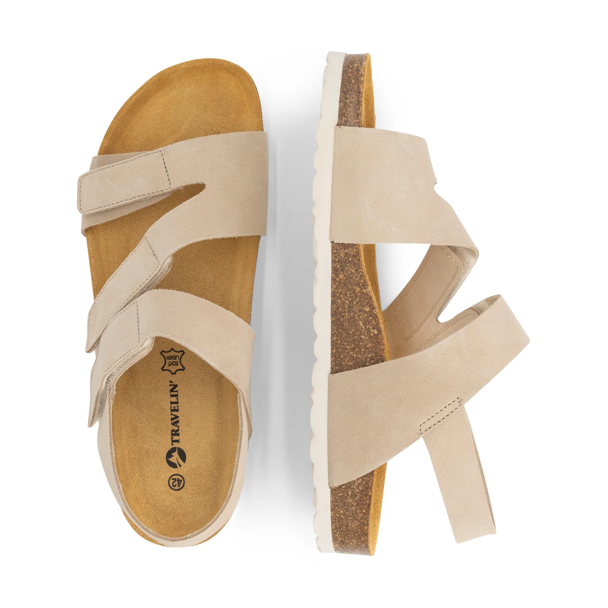 Hedeby Men - Sandals - Suede - Sand - Image 4