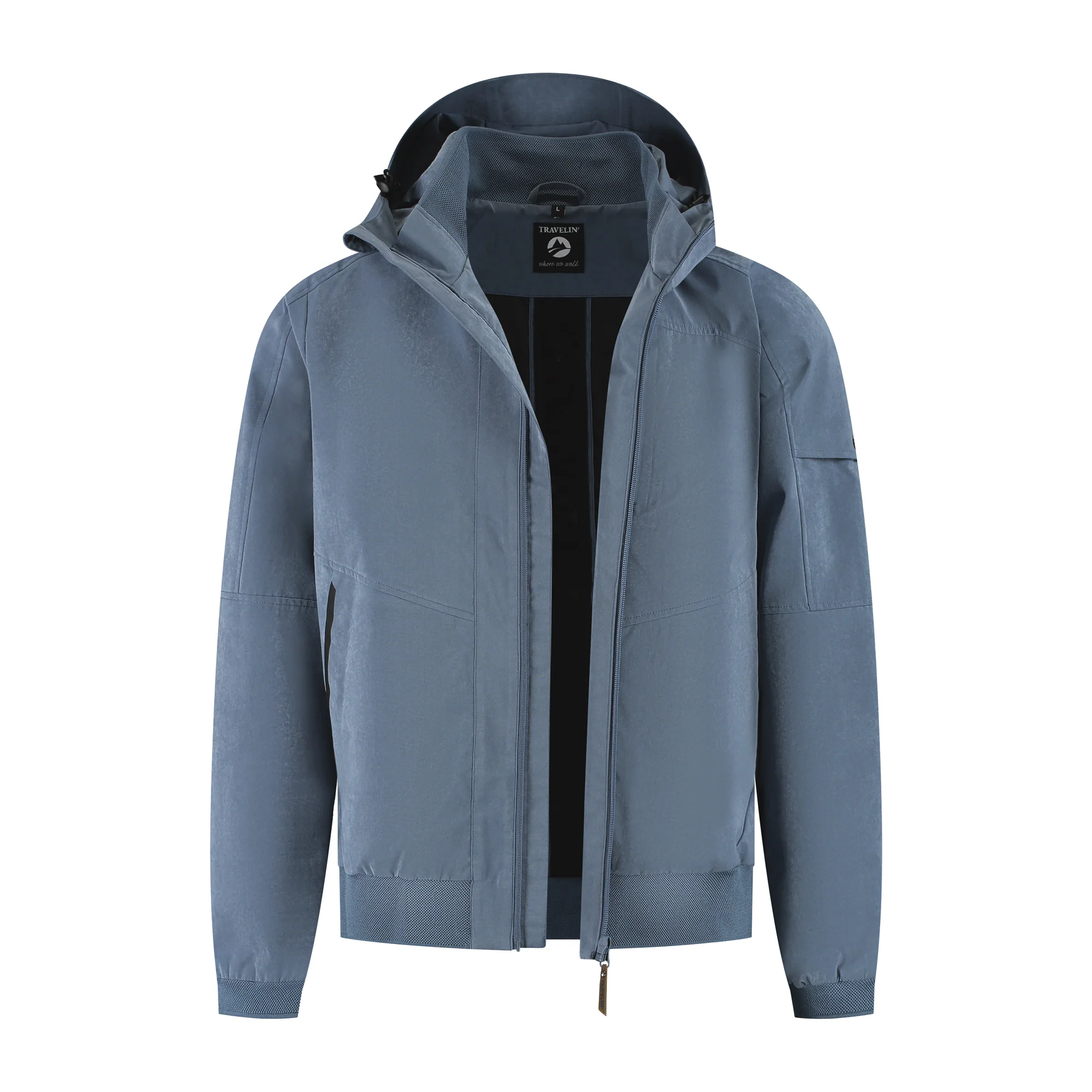 Helde Men - Hardshell jacket - Waterproof - Blue - Image 4