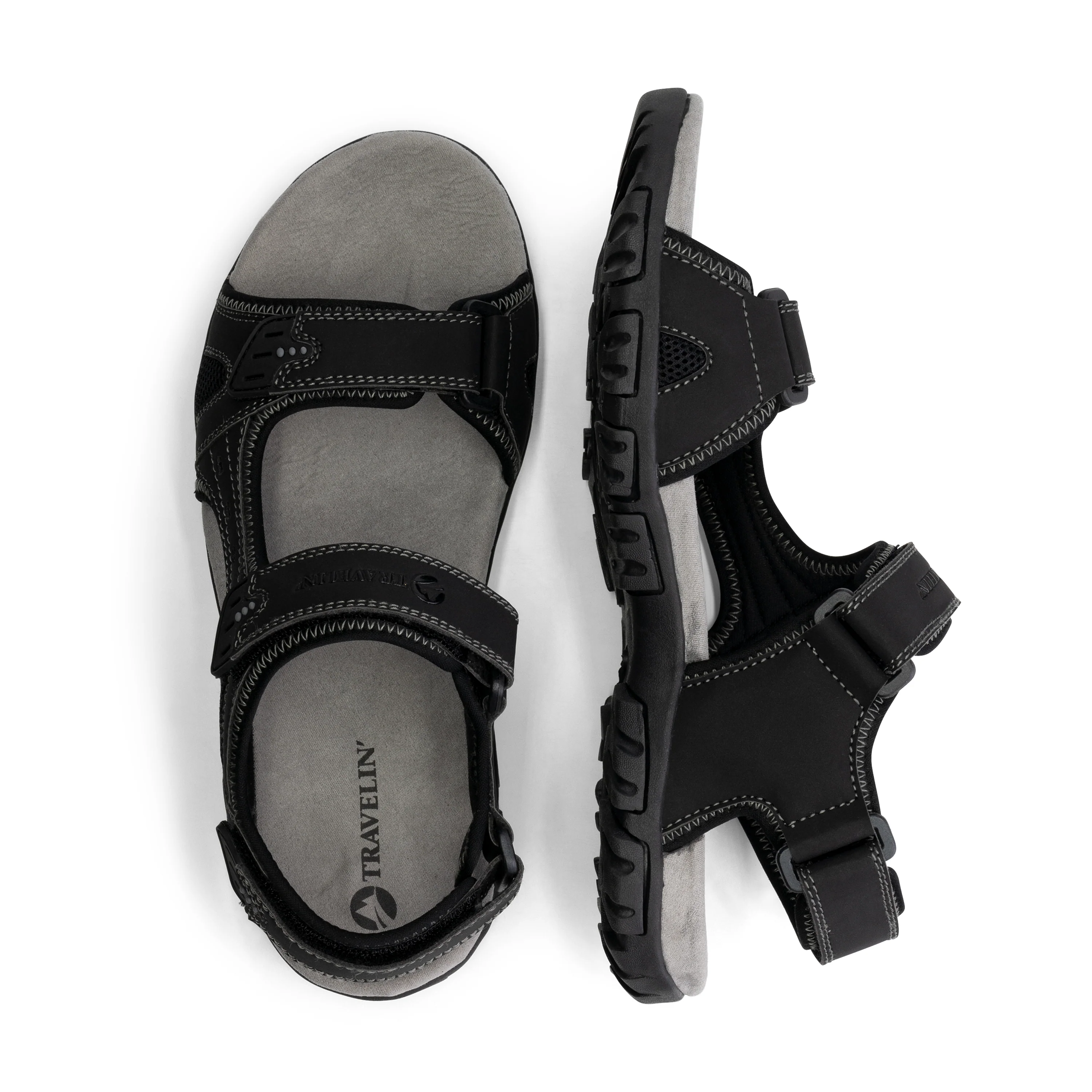 Horten Men - Hiking sandals - Black - Image 4