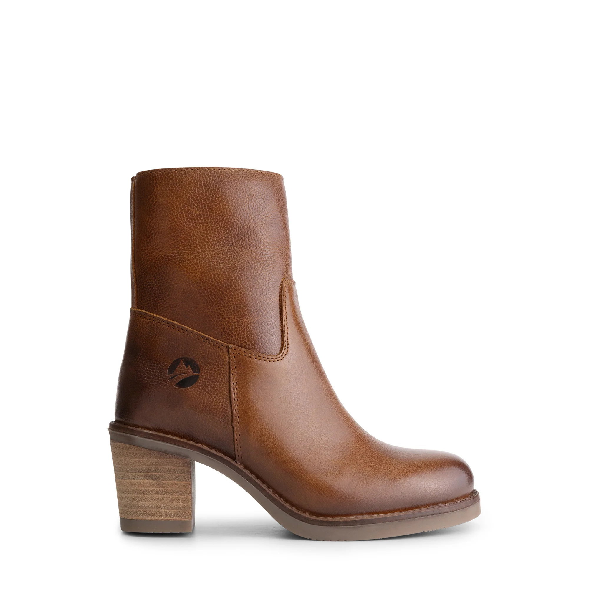 Isere Women - Ankle booties - Leather - Cognac - Image 3